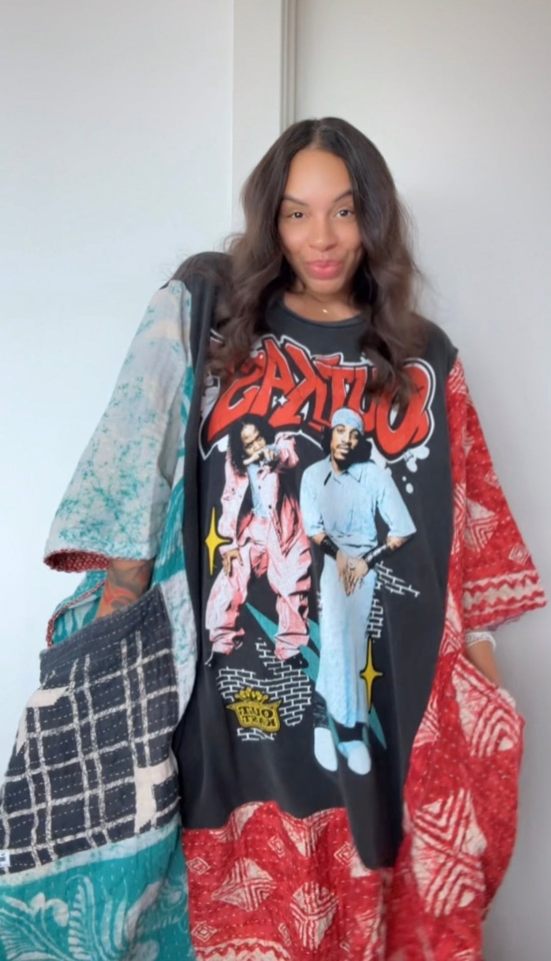 9/18 MUU of the Week OutKast Original Kantha Band Tee Kaftan (Premium)