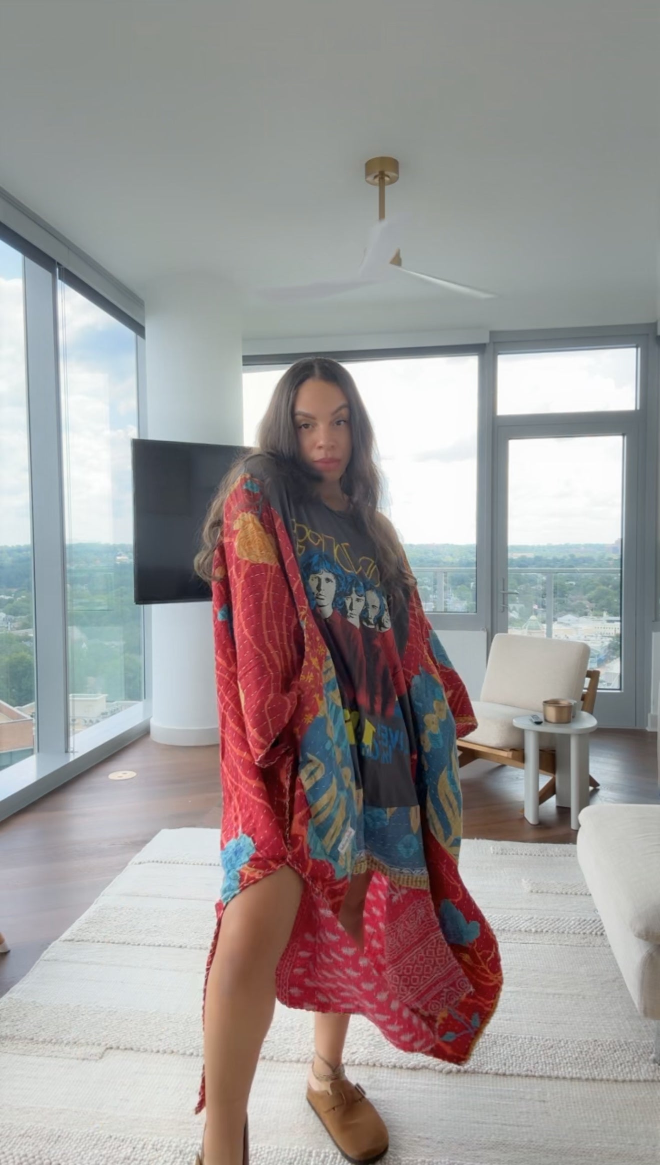 *The Doors Original Kantha Band Tee Muu