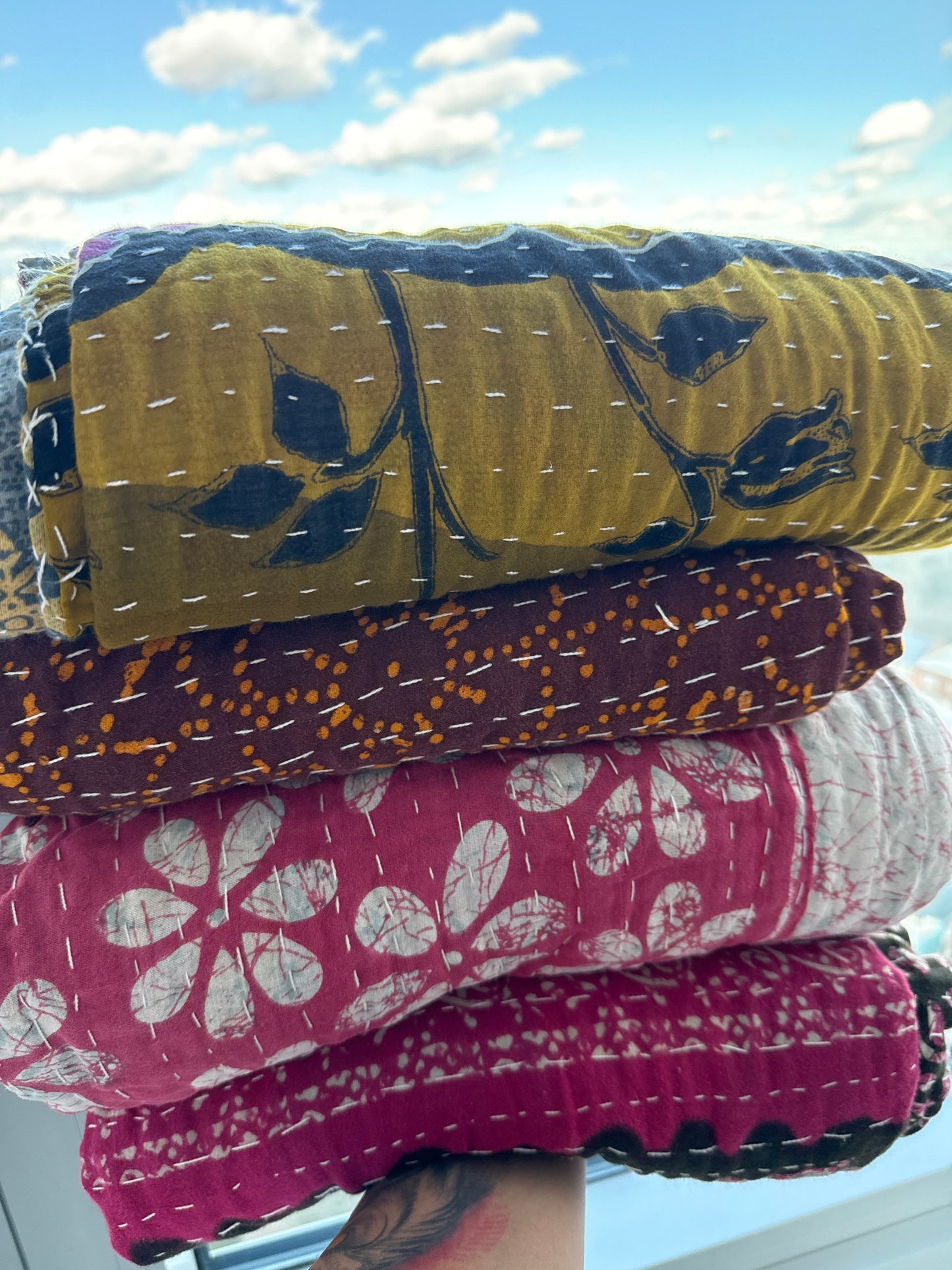 Vintage Kantha Quilt — One of a Kind (Random Selection- Please Read Listing)
