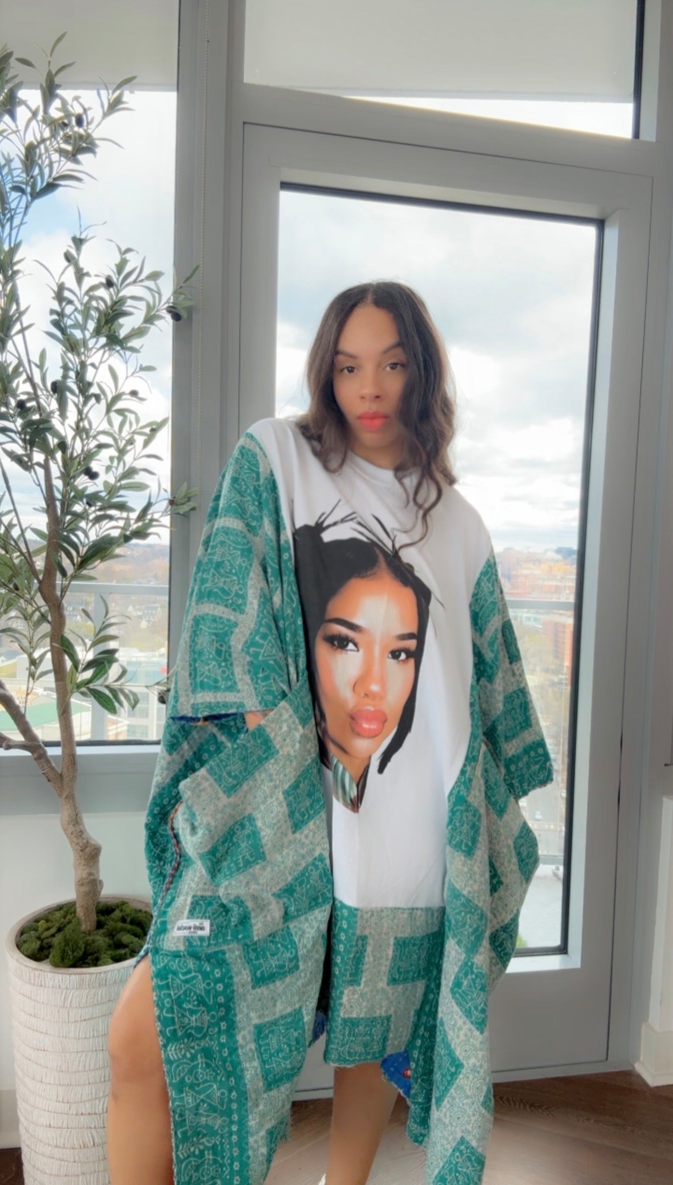 Jhene’ Aiko Original Kantha Band Tee Muu (Premium)