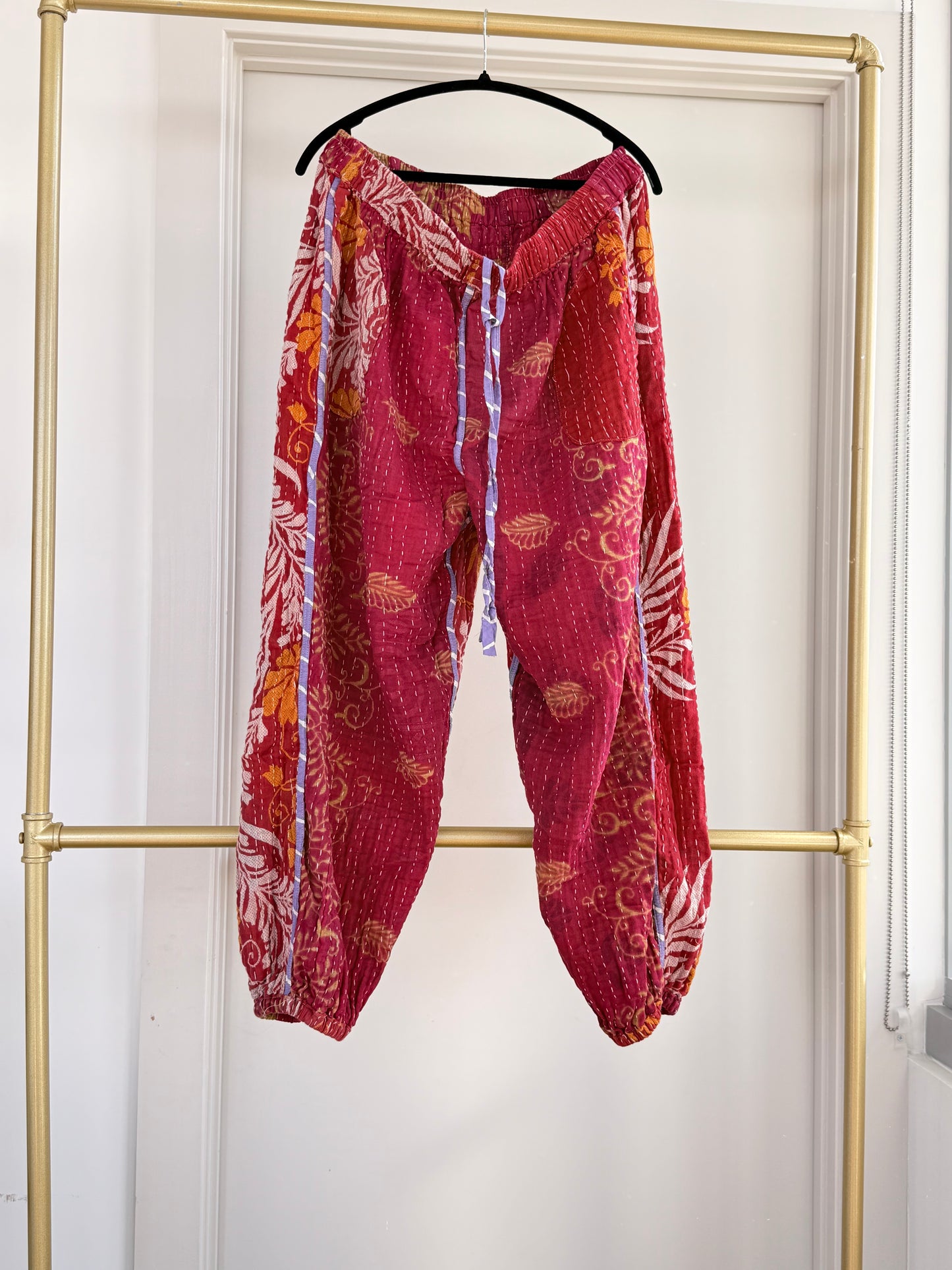 ** Reversible Kantha Jogger Pant (only)