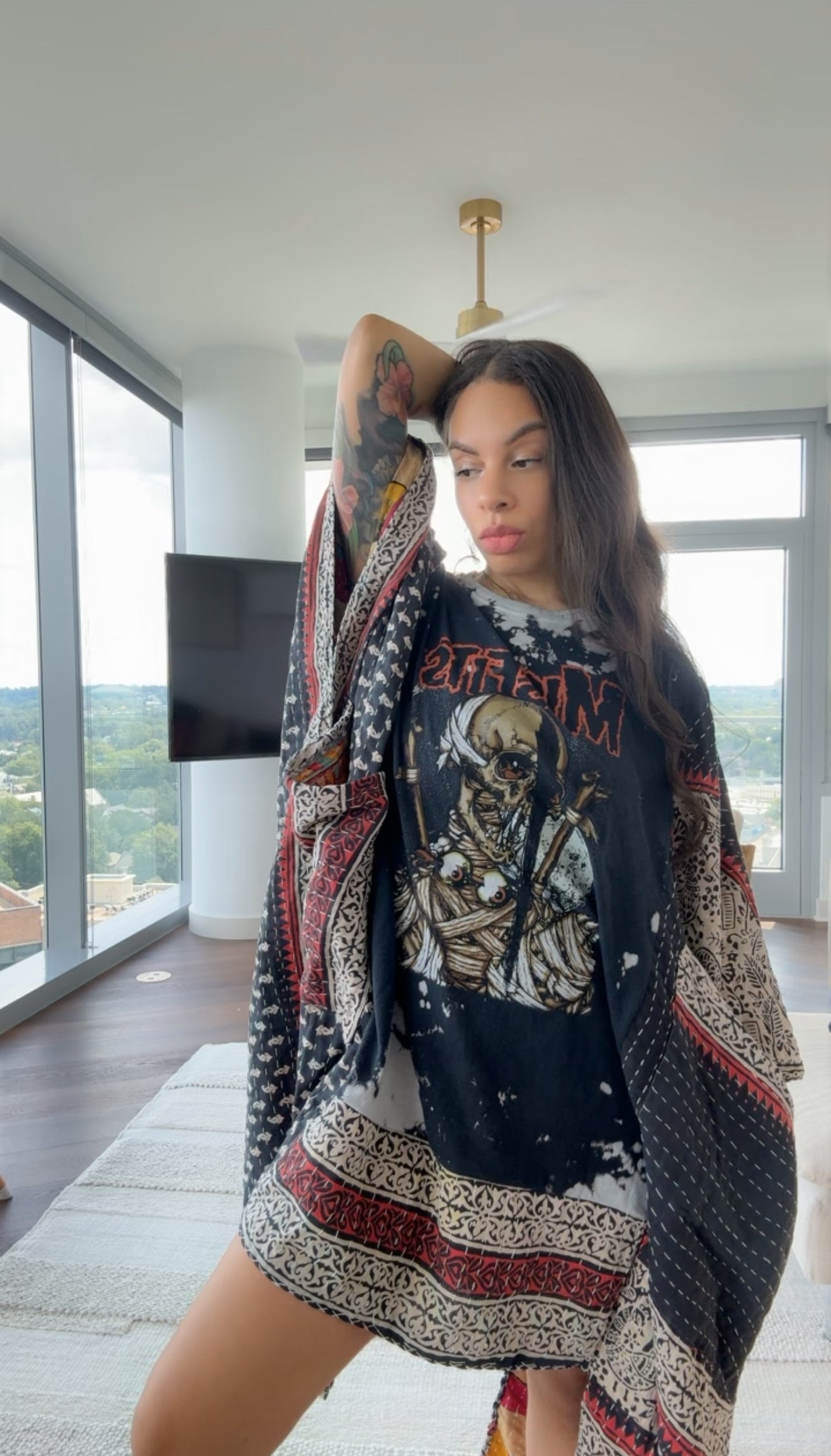 *Misfits Original Kantha Band Tee Muu