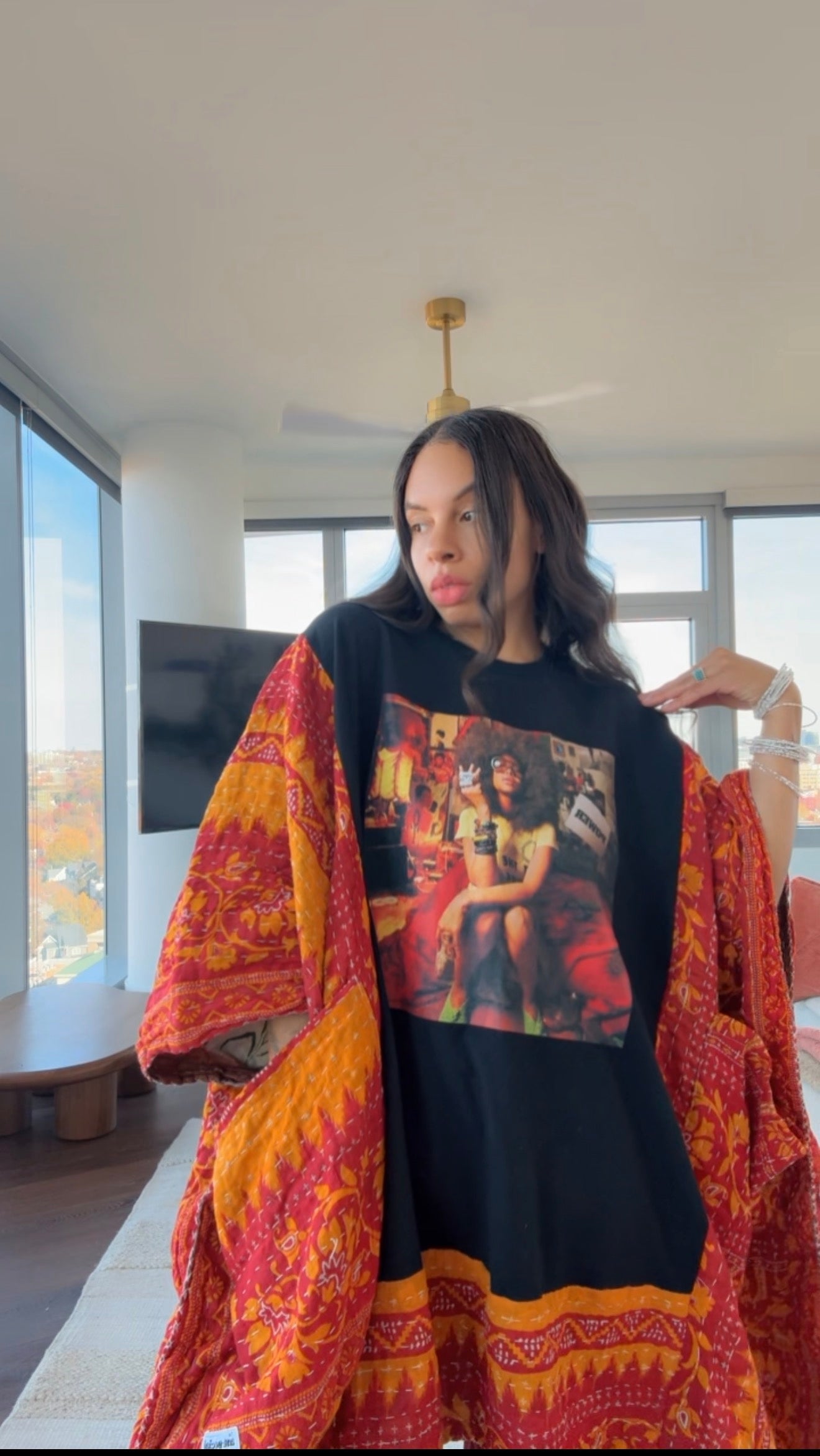 *Erykah Badu Original Kantha Band Tee Muu