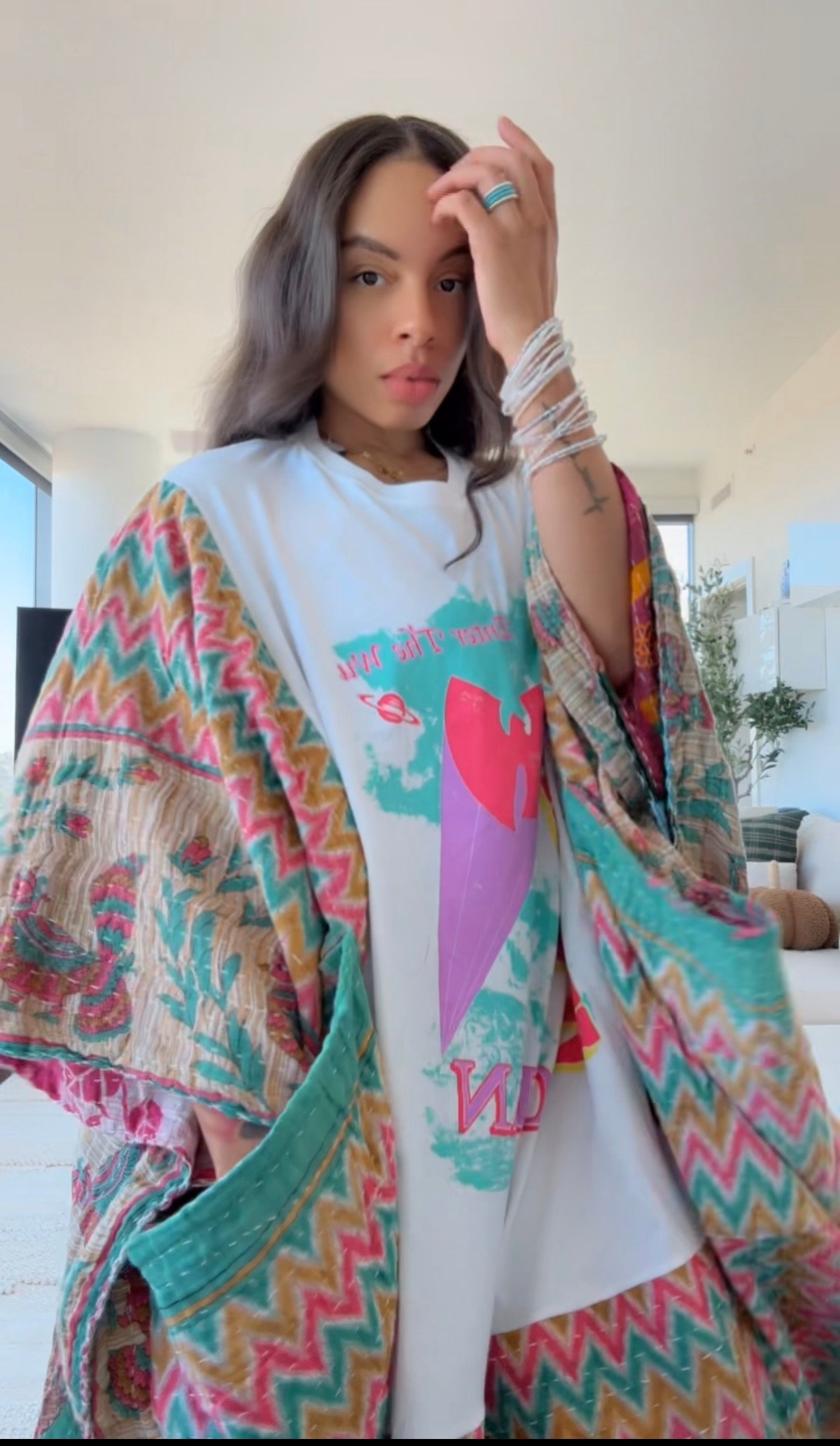 *Wutang Original Kantha Band Tee Muu