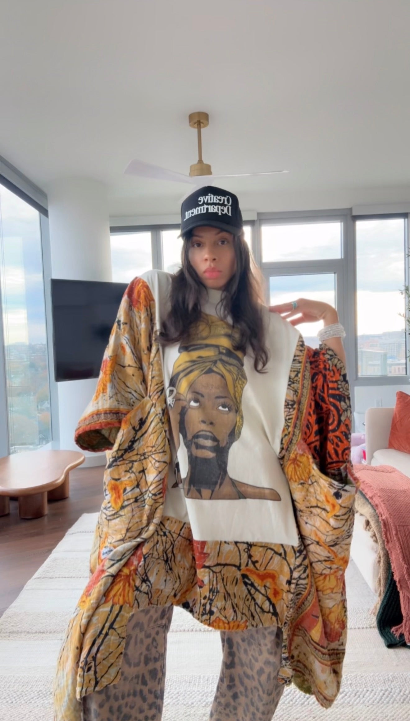 *Erykah Badu Original Kantha Band Tee Muu