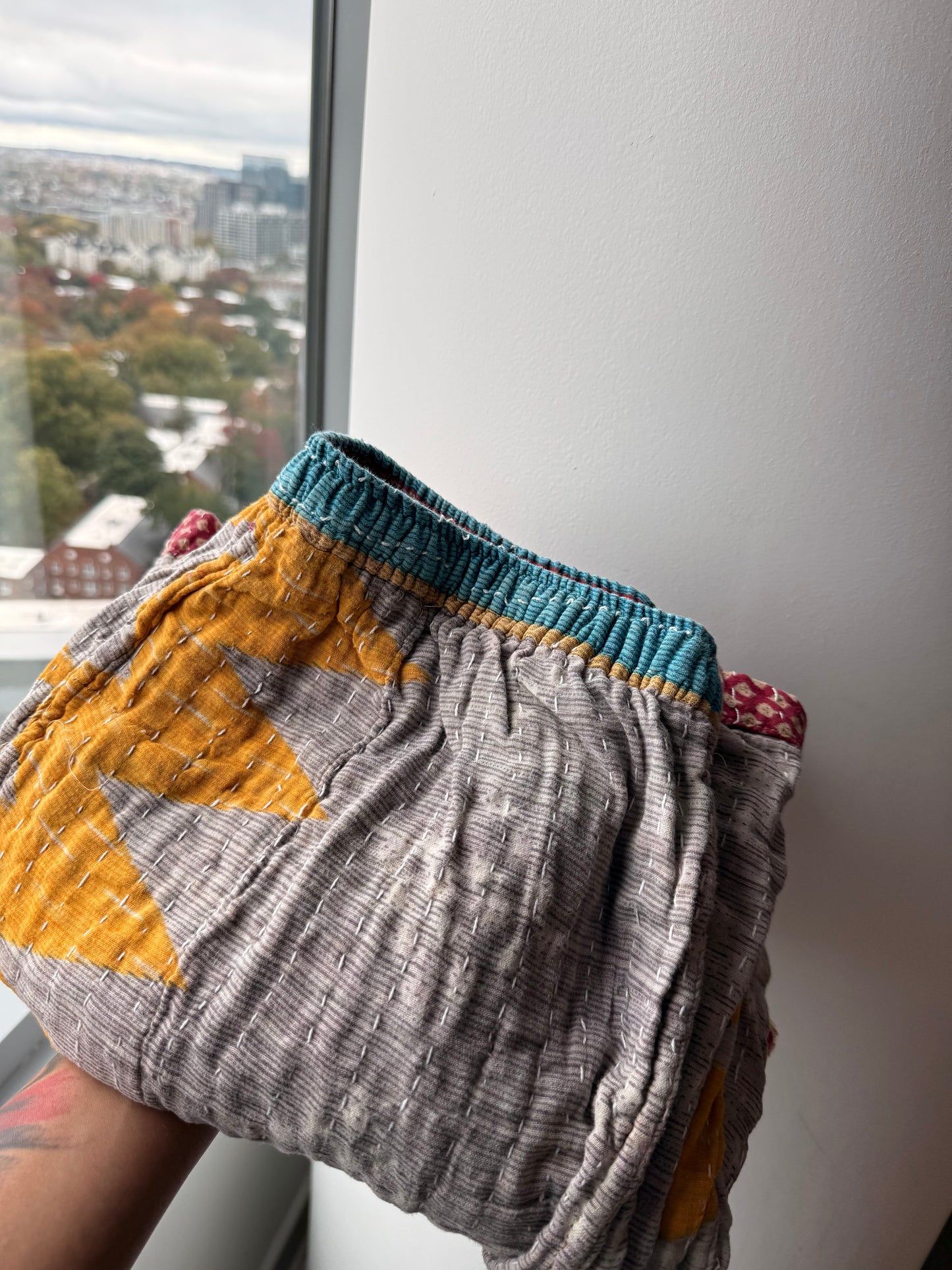 *Reversible Kantha Lounge Pants