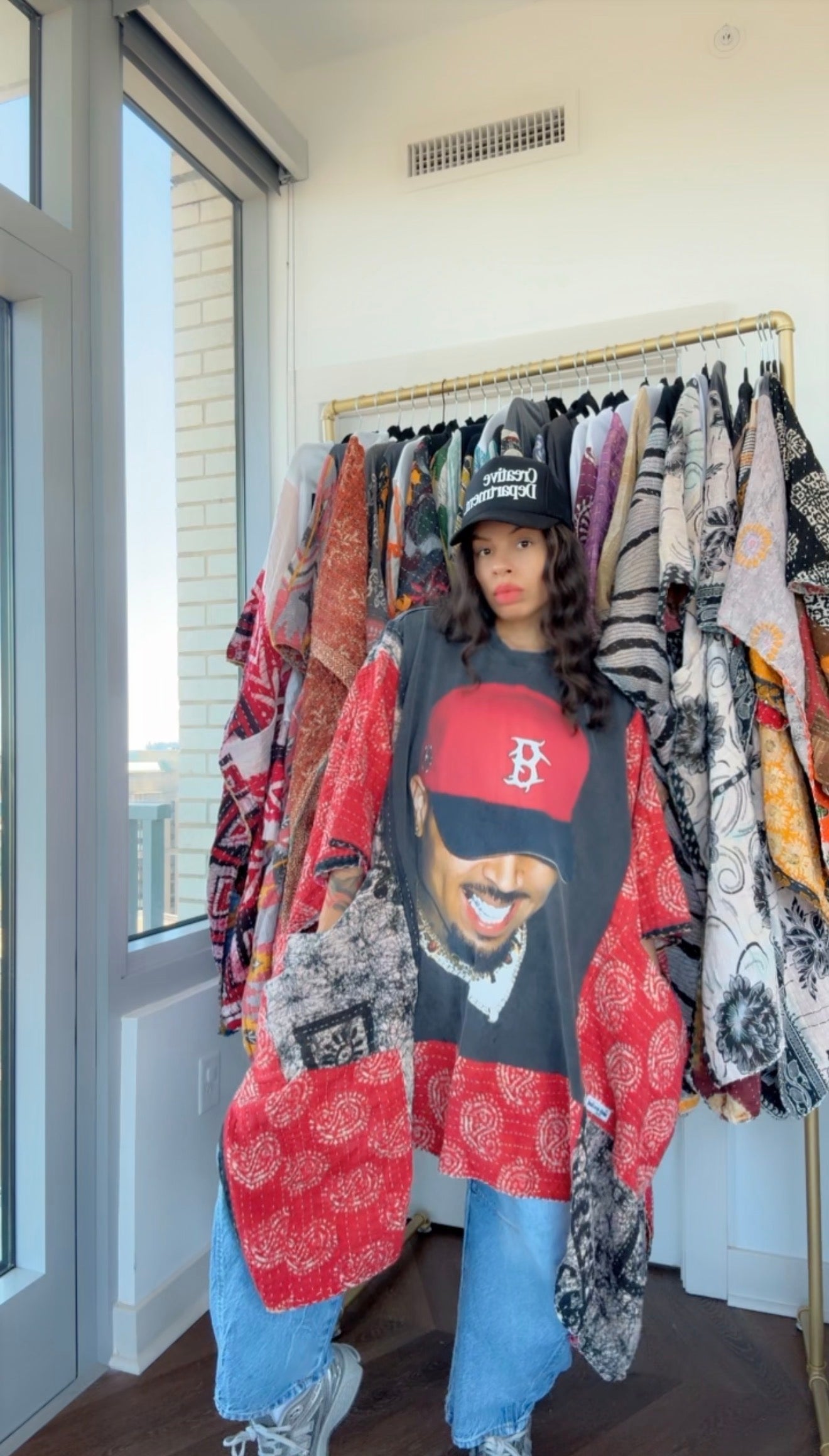 * Chris Brown Kantha Band Tee Muu (Top Tier Premium)