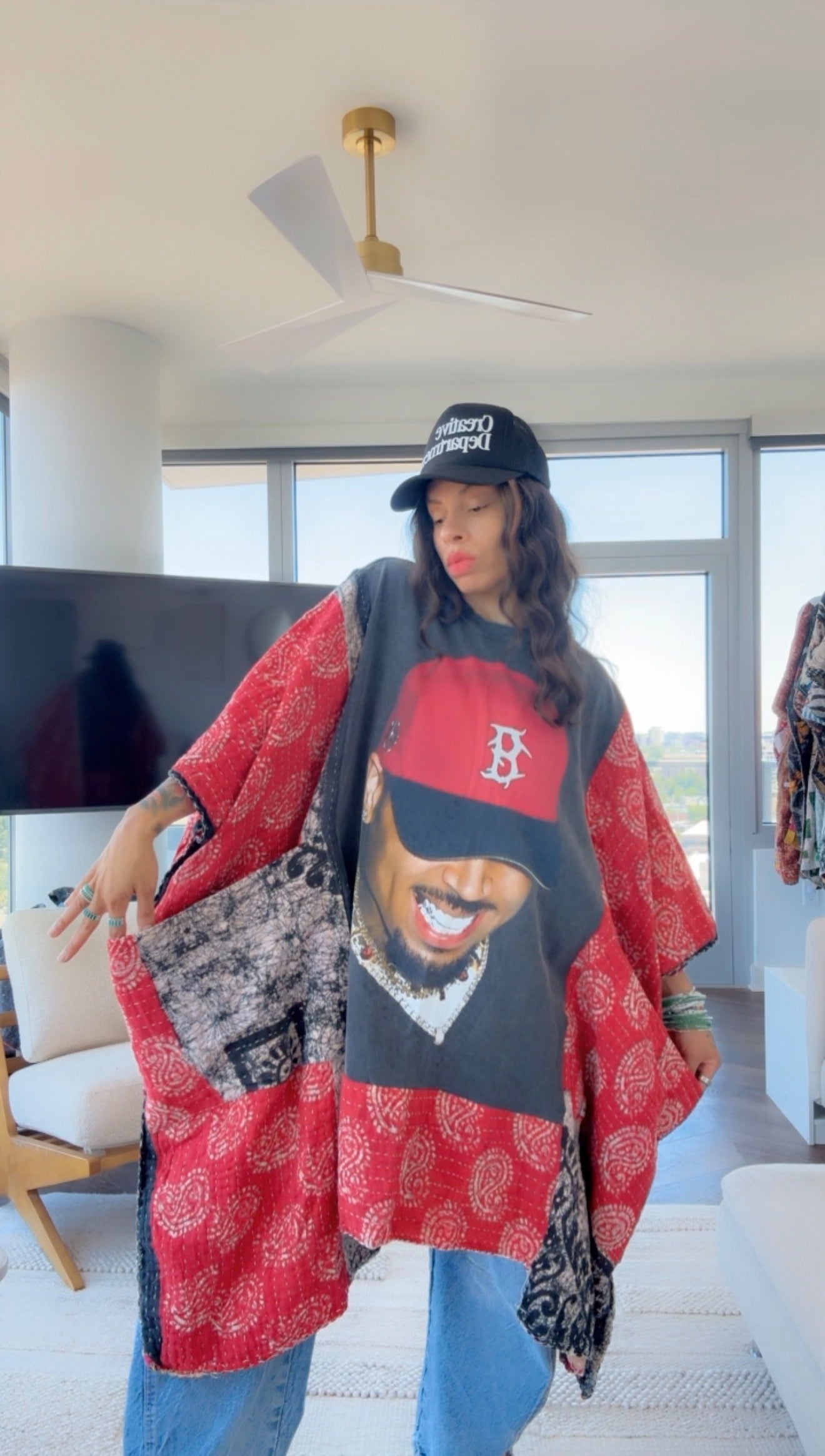 * Chris Brown Kantha Band Tee Muu (Top Tier Premium)