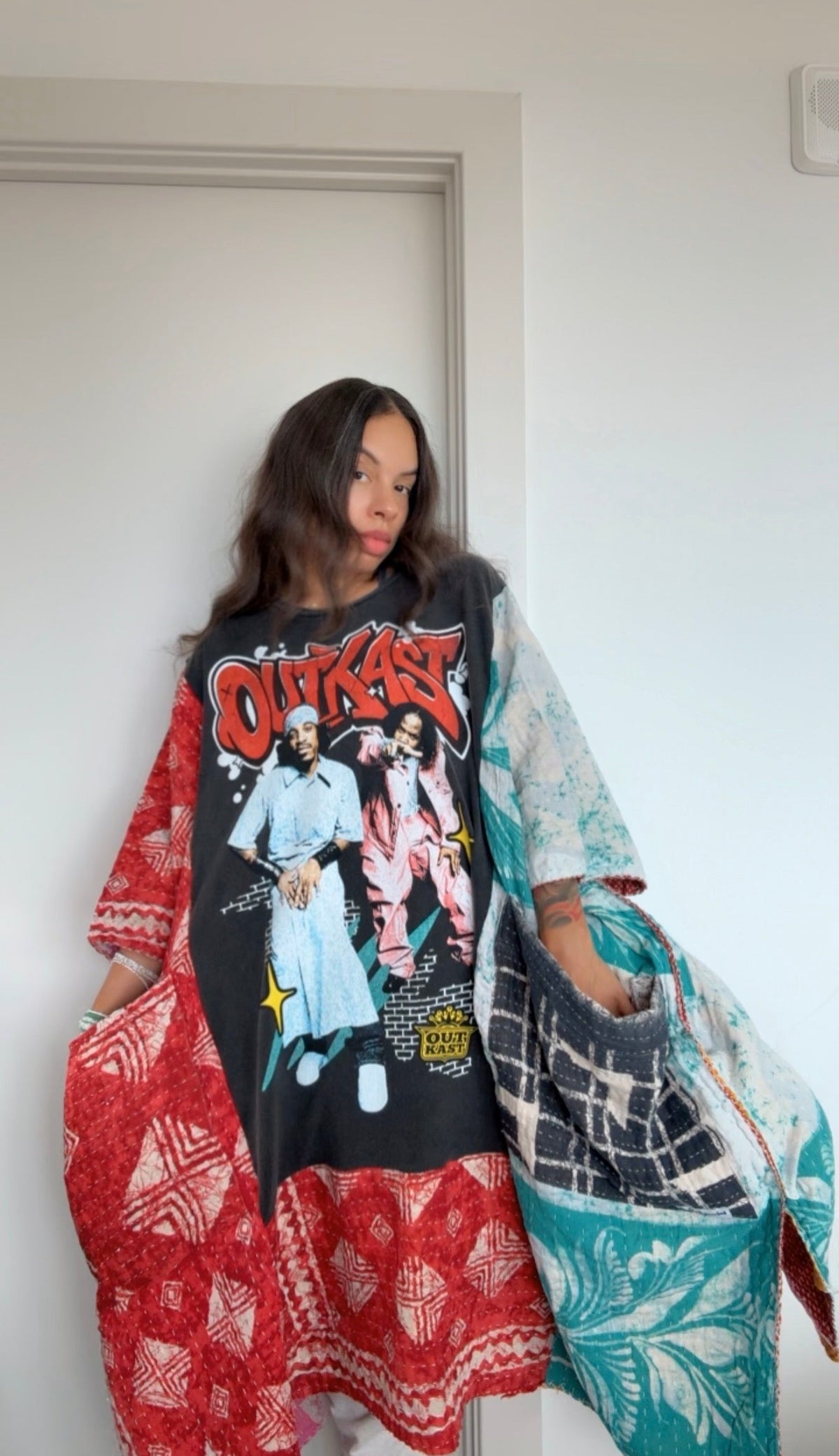 9/18 MUU of the Week OutKast Original Kantha Band Tee Kaftan (Premium)