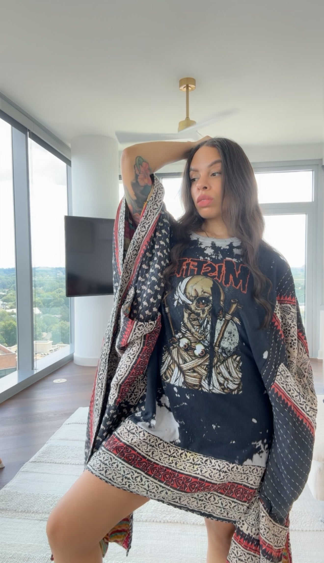 *Misfits Original Kantha Band Tee Muu