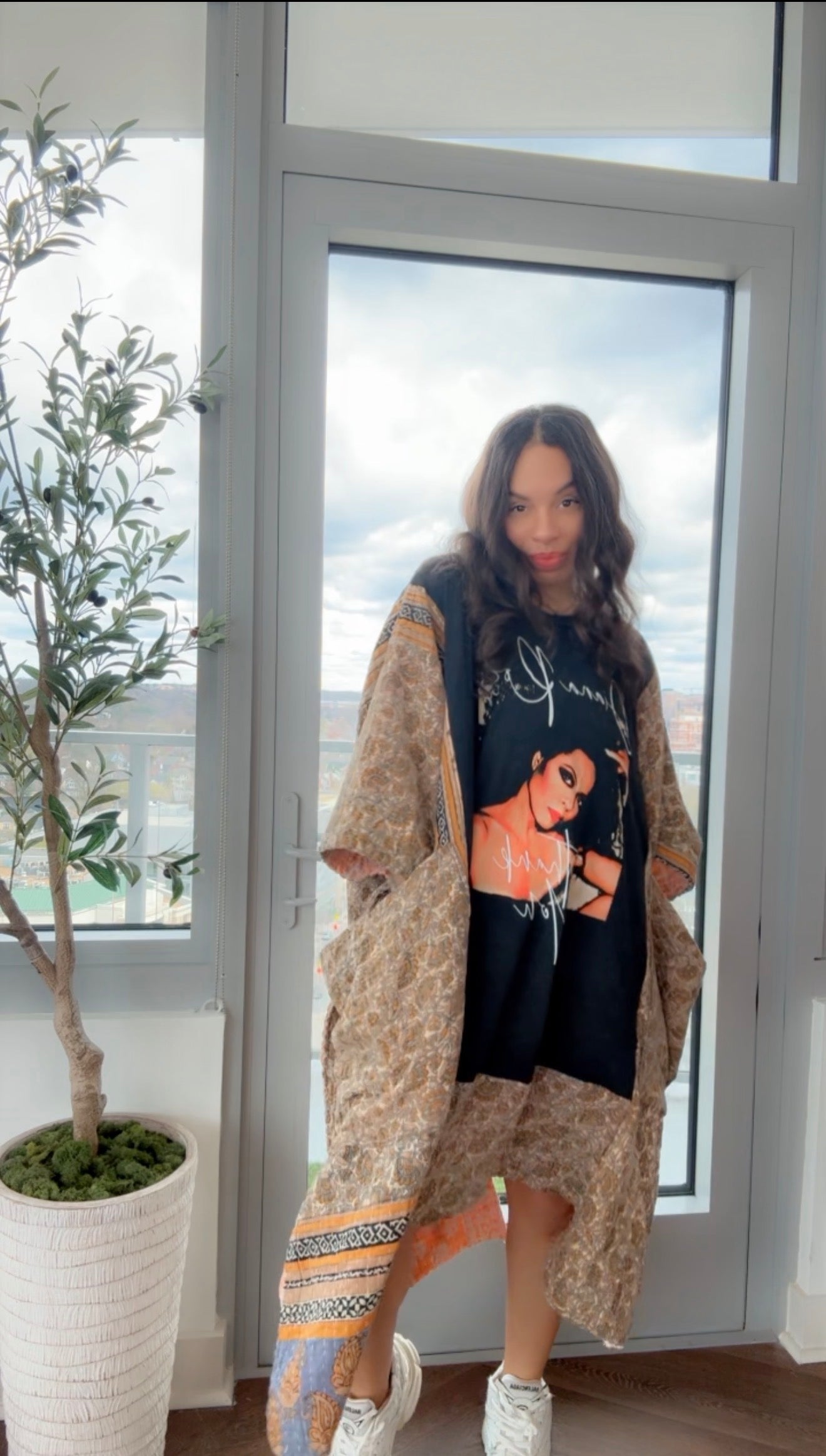 Diana Ross Original Kantha Band Tee Muu (Premium)