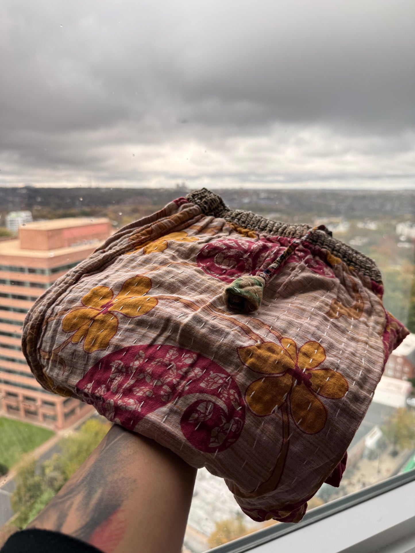 *Reversible Kantha Lounge Pants