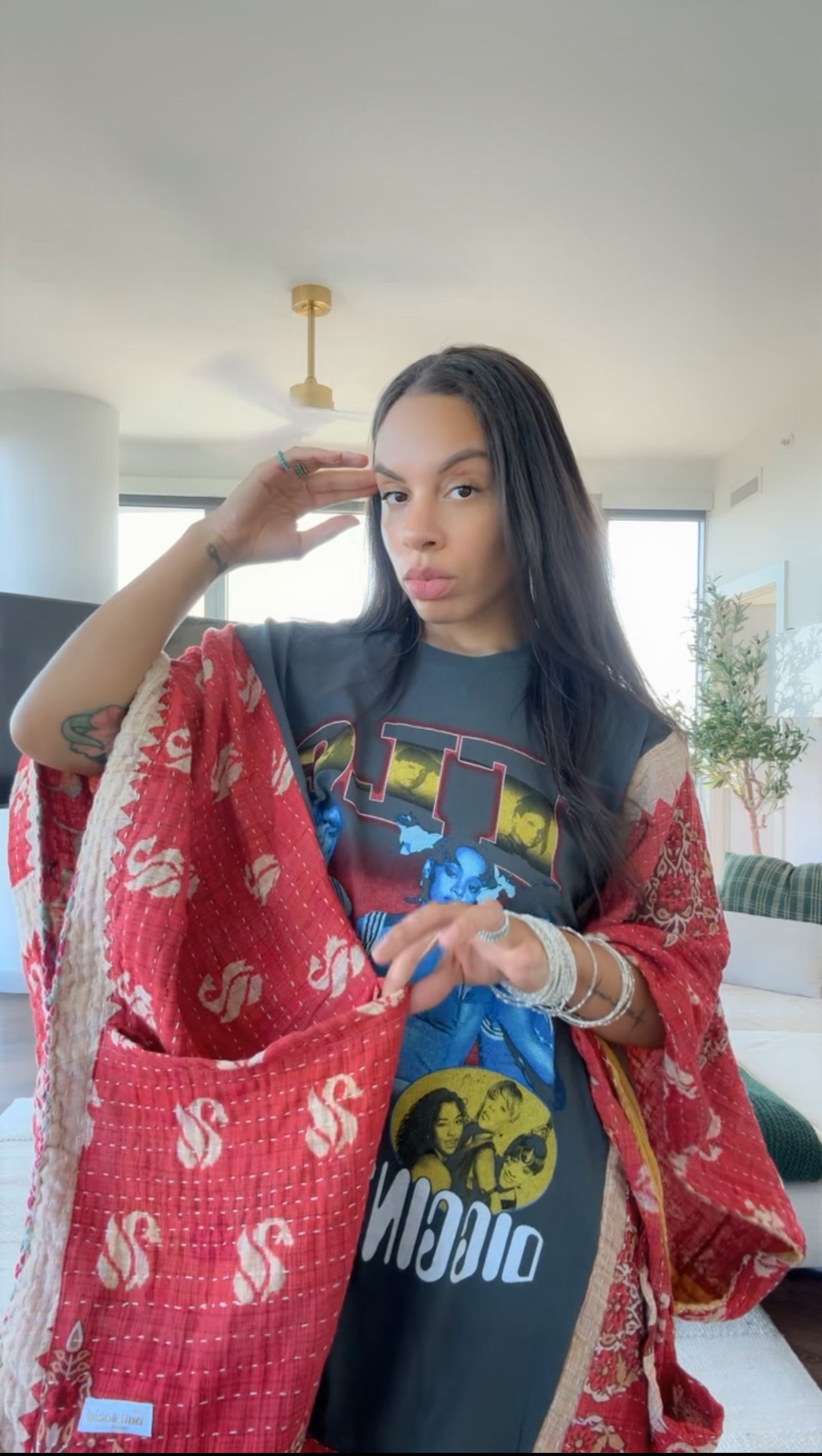 *TLC Original Kantha Band Tee Muu