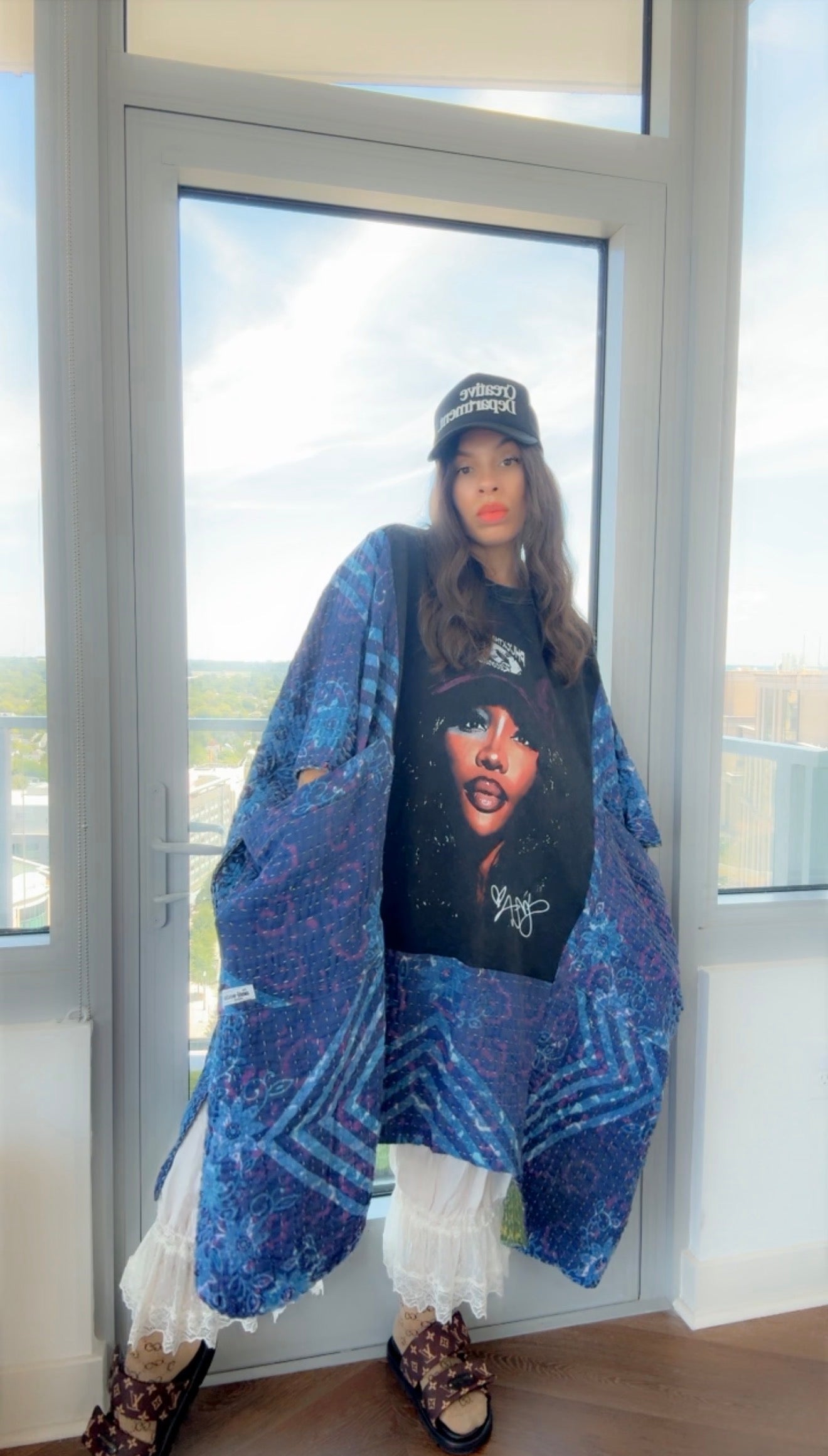 * 8/28 Drop SZA (Hand Dyed) Original Kantha Band Tee Muu (Top Tier Premium) Collectors Vault