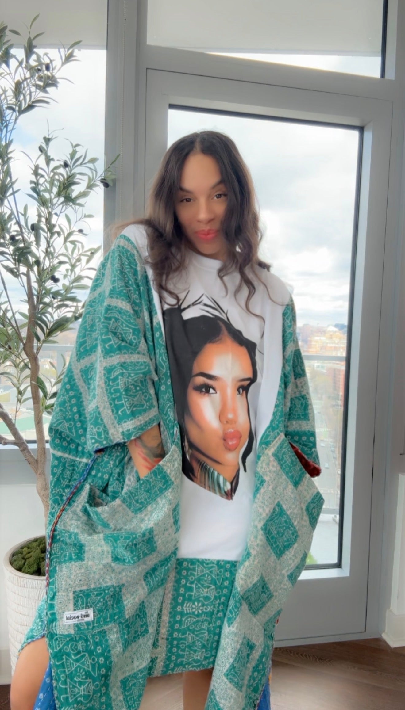 Jhene’ Aiko Original Kantha Band Tee Muu (Premium)