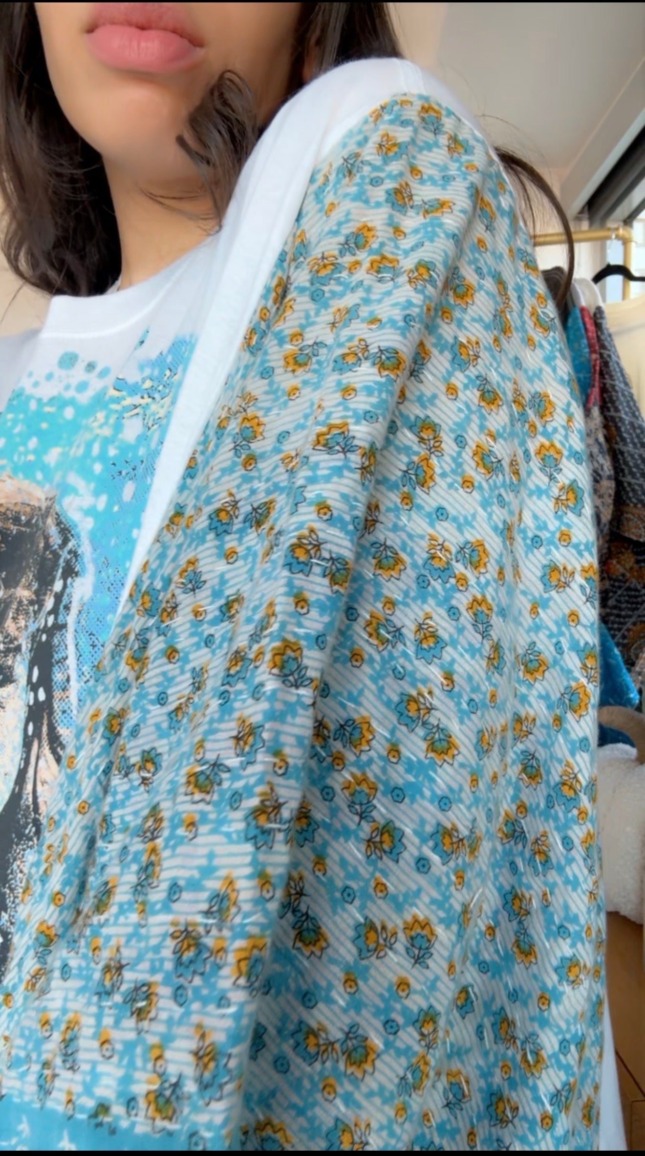 Kurt Cobain Original Kantha Band Tee Muu (premium quilt)