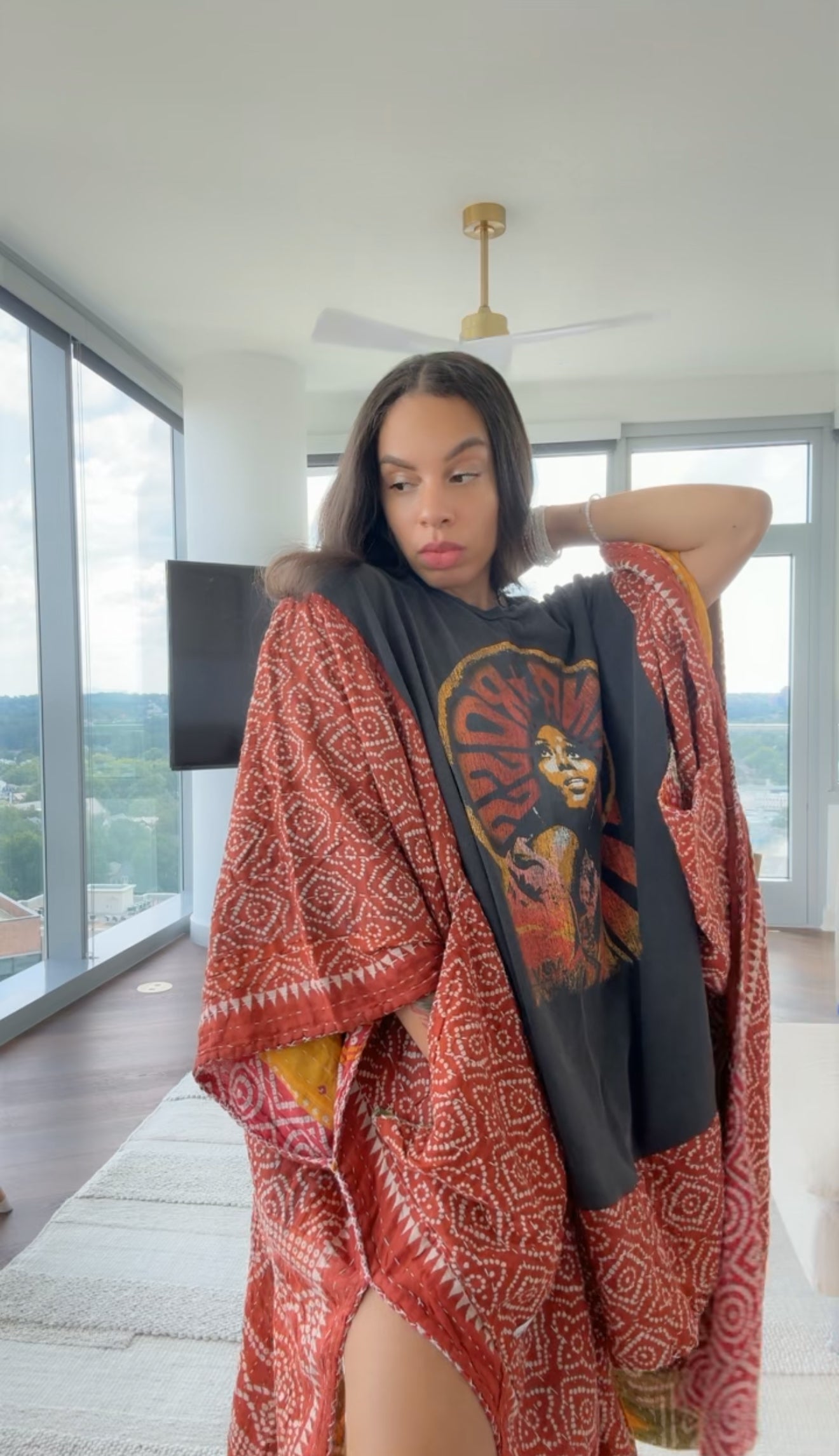 *Diana Ross Original Kantha Band Tee Muu