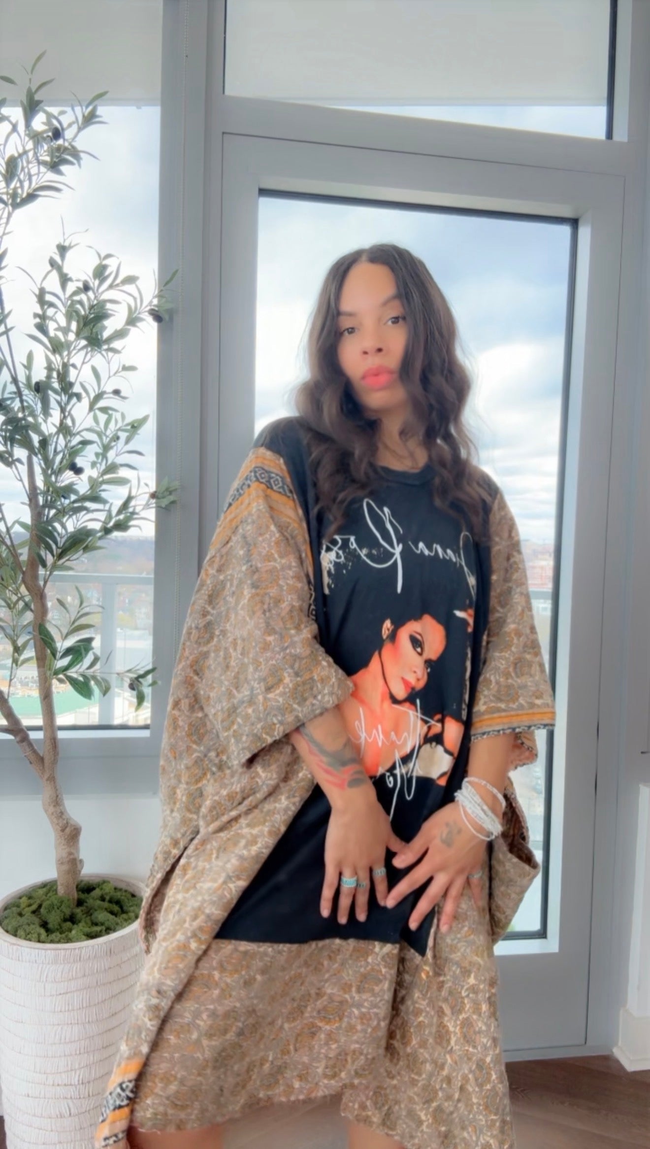 Diana Ross Original Kantha Band Tee Muu (Premium)
