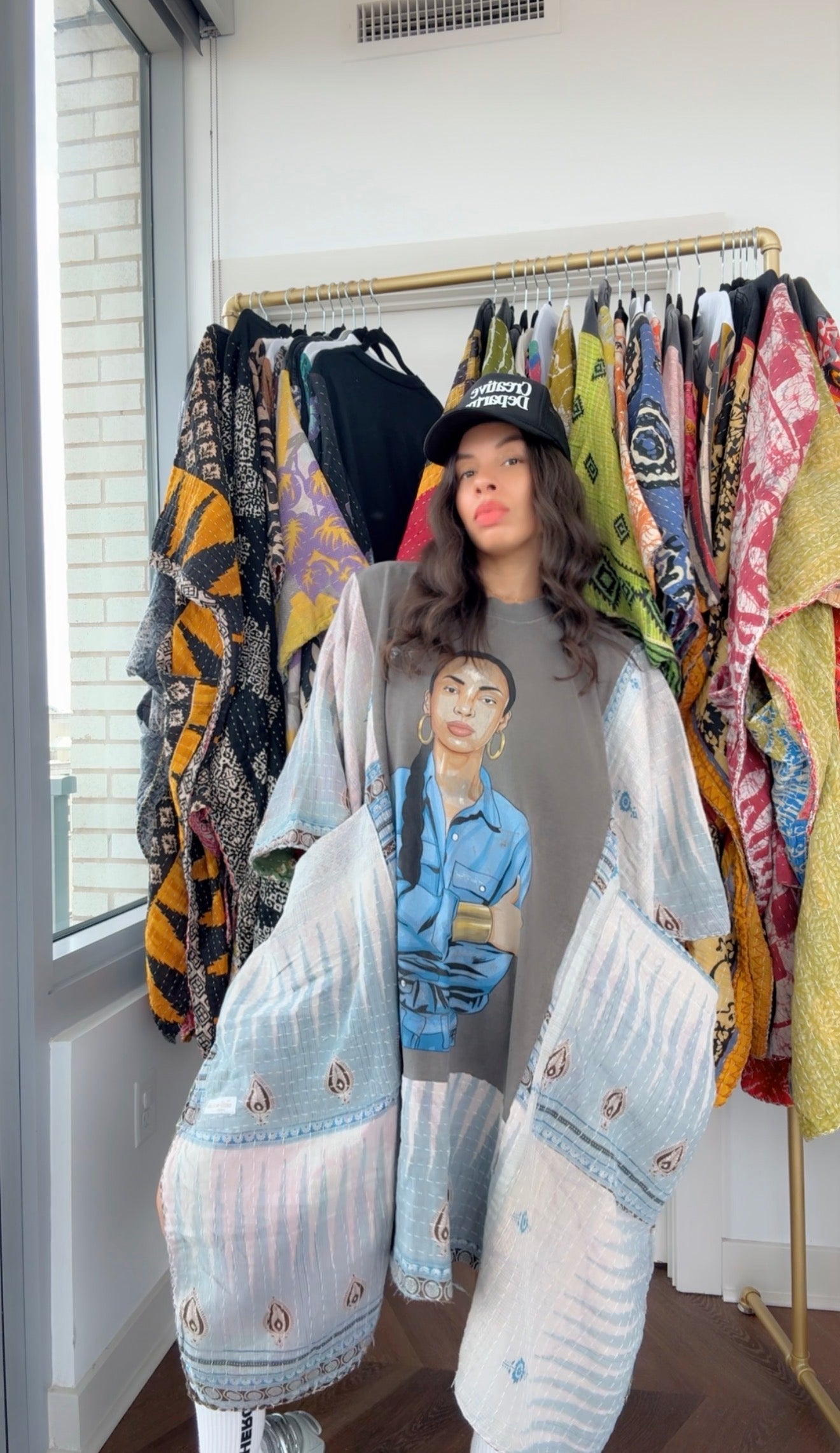 * A RARE Sade (tribal print) Original Kantha Band Tee Muu (Top Tier Premium) Collectors Vault