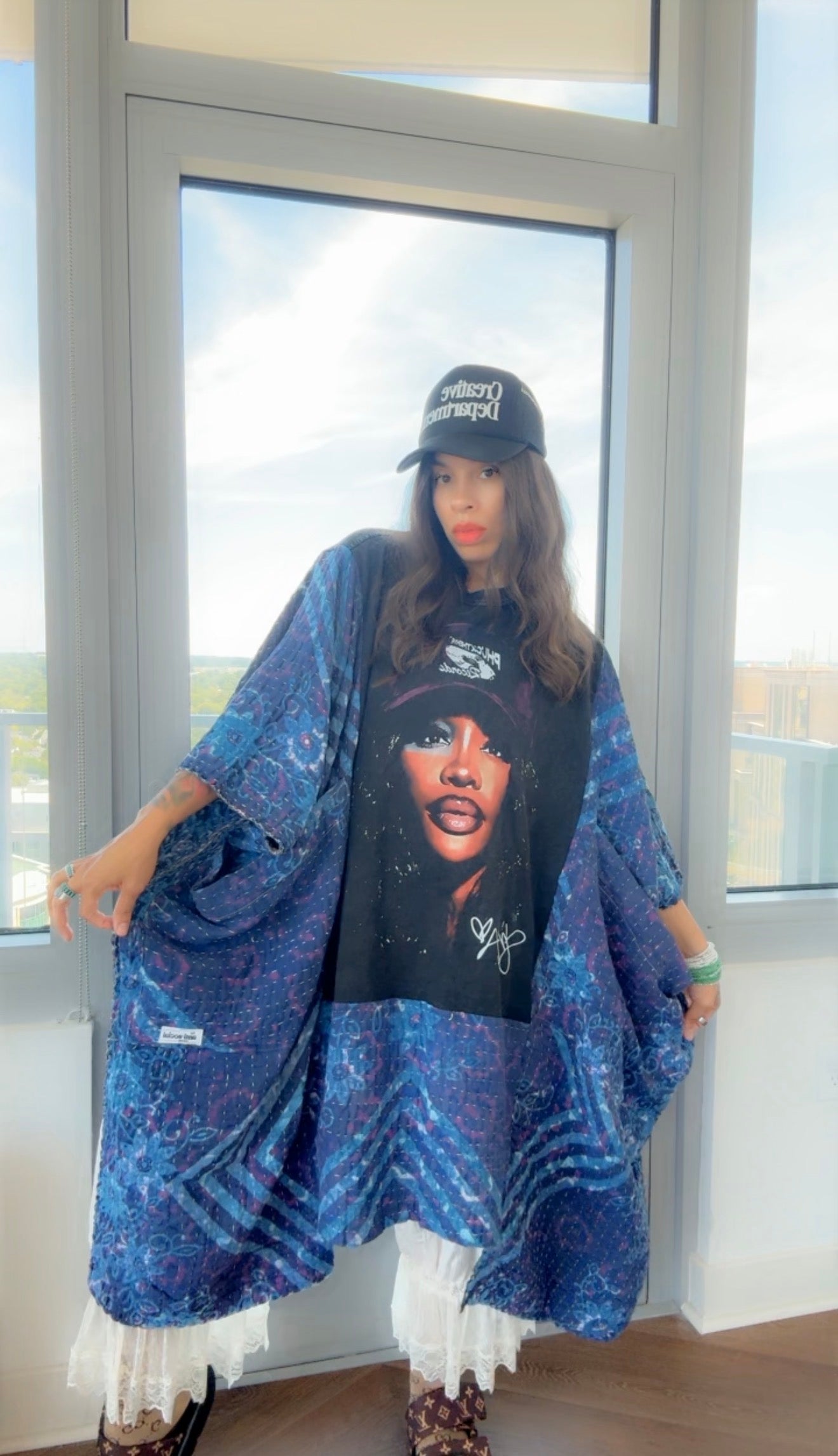 * 8/28 Drop SZA (Hand Dyed) Original Kantha Band Tee Muu (Top Tier Premium) Collectors Vault