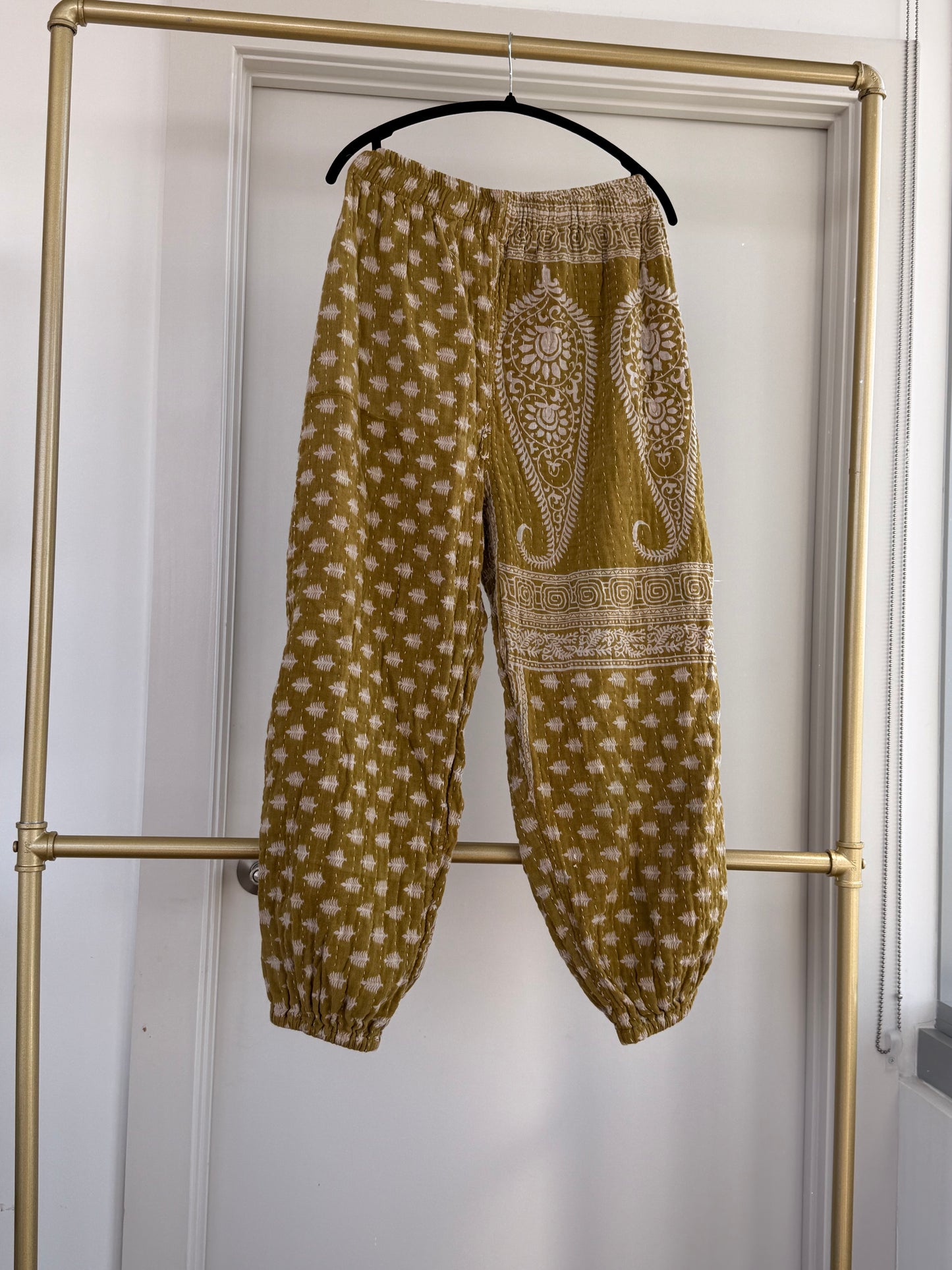 ** Reversible Kantha Jogger Pants (only)
