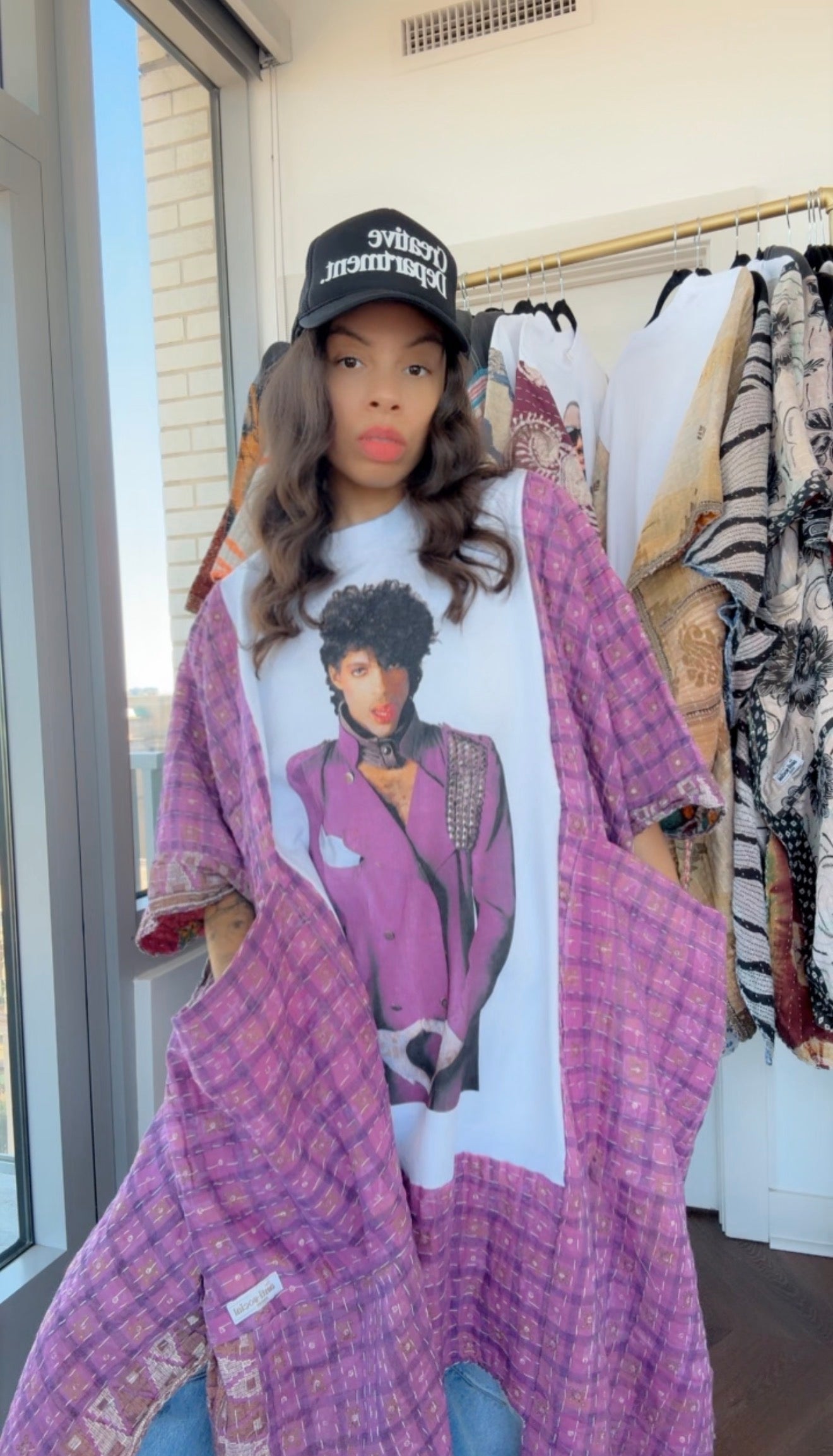 * RARE Prince Hand Painted Original Kantha Band Tee Muu (Top Tier Premium) Collectors Vault