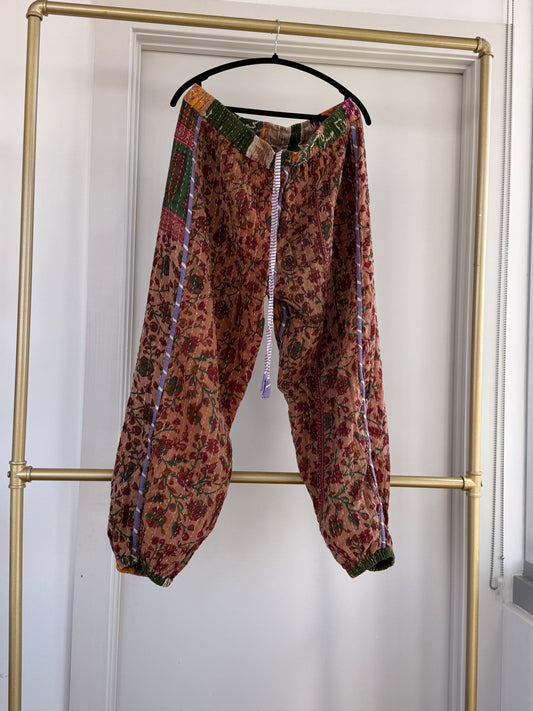 ** Reversible Kantha Jogger Pants (only)