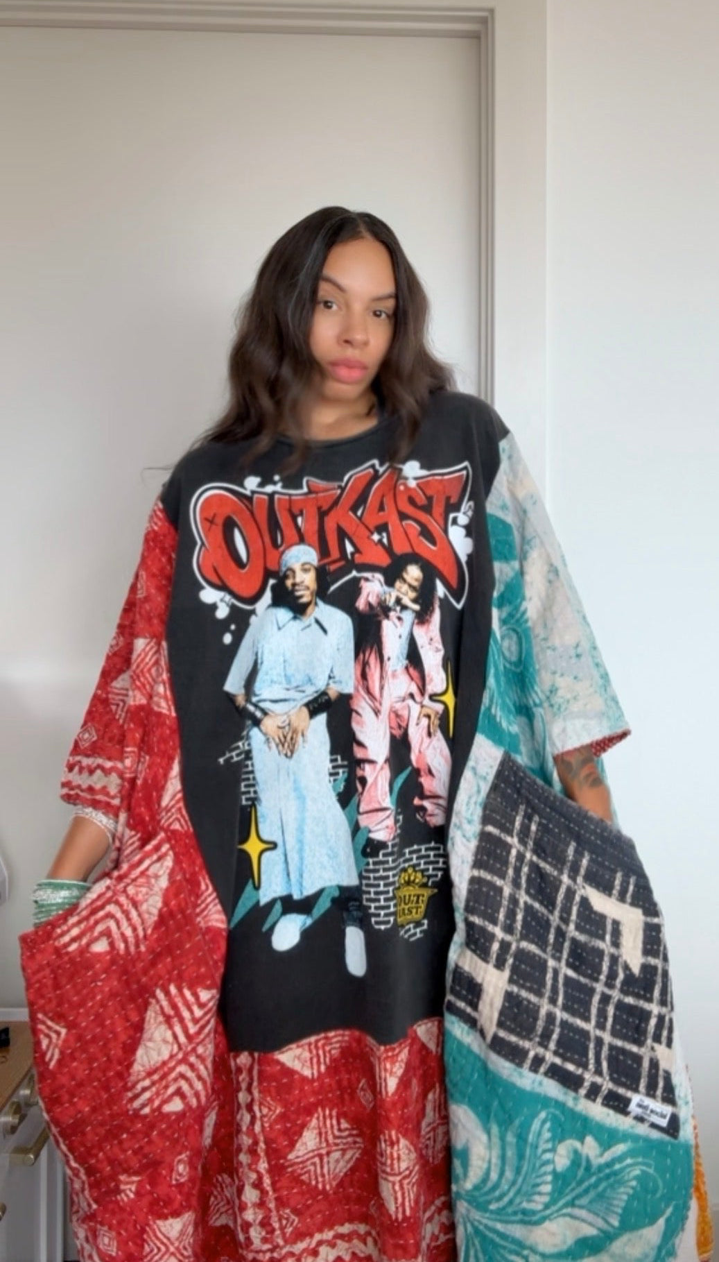 9/18 MUU of the Week OutKast Original Kantha Band Tee Kaftan (Premium)