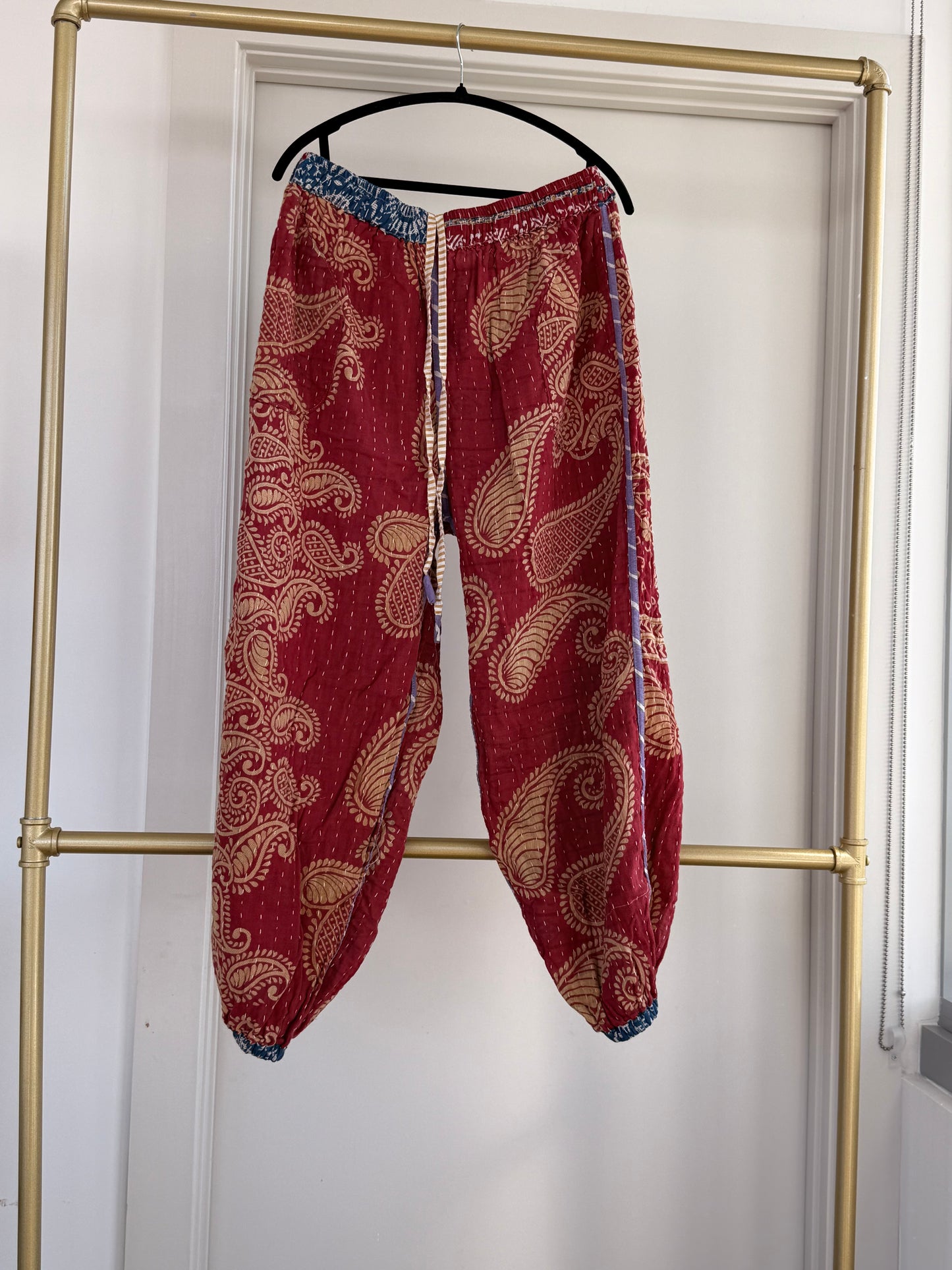 ** Reversible Kantha Jogger Pants (only)