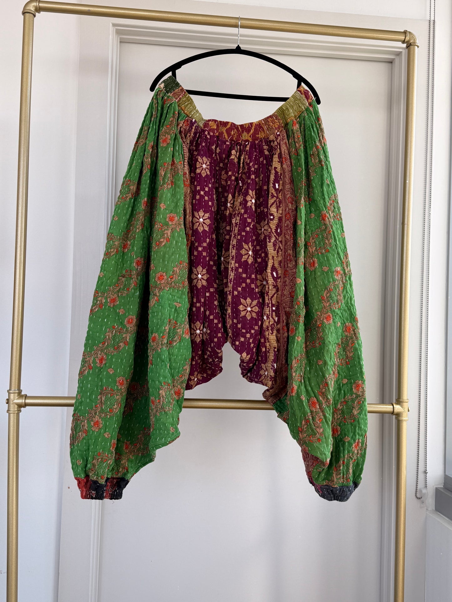 ** Reversible Kantha Harem Pants (only)