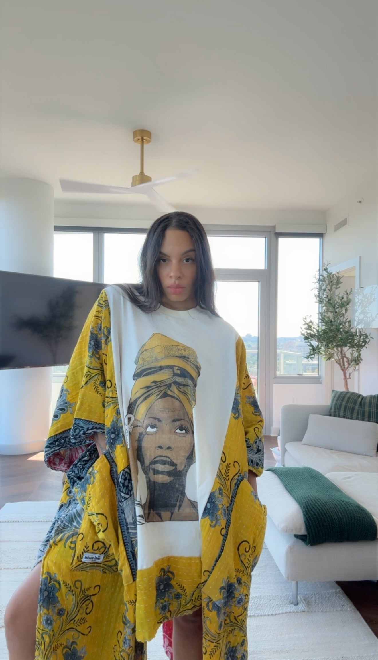 *Erykah Badu Original Kantha Band Tee Muu