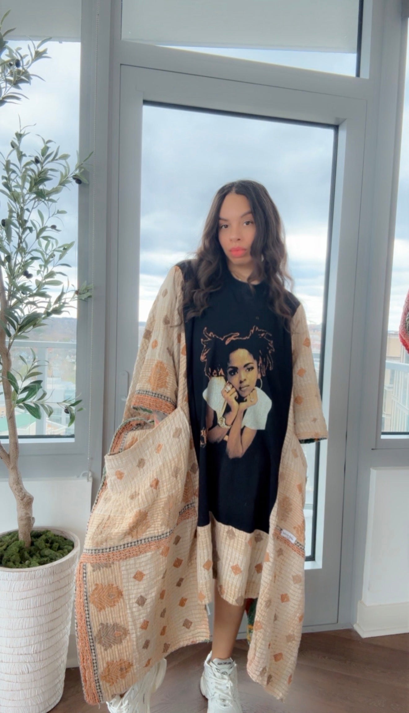 Lauryn Hill Original Kantha Band Tee Muu (Premium)