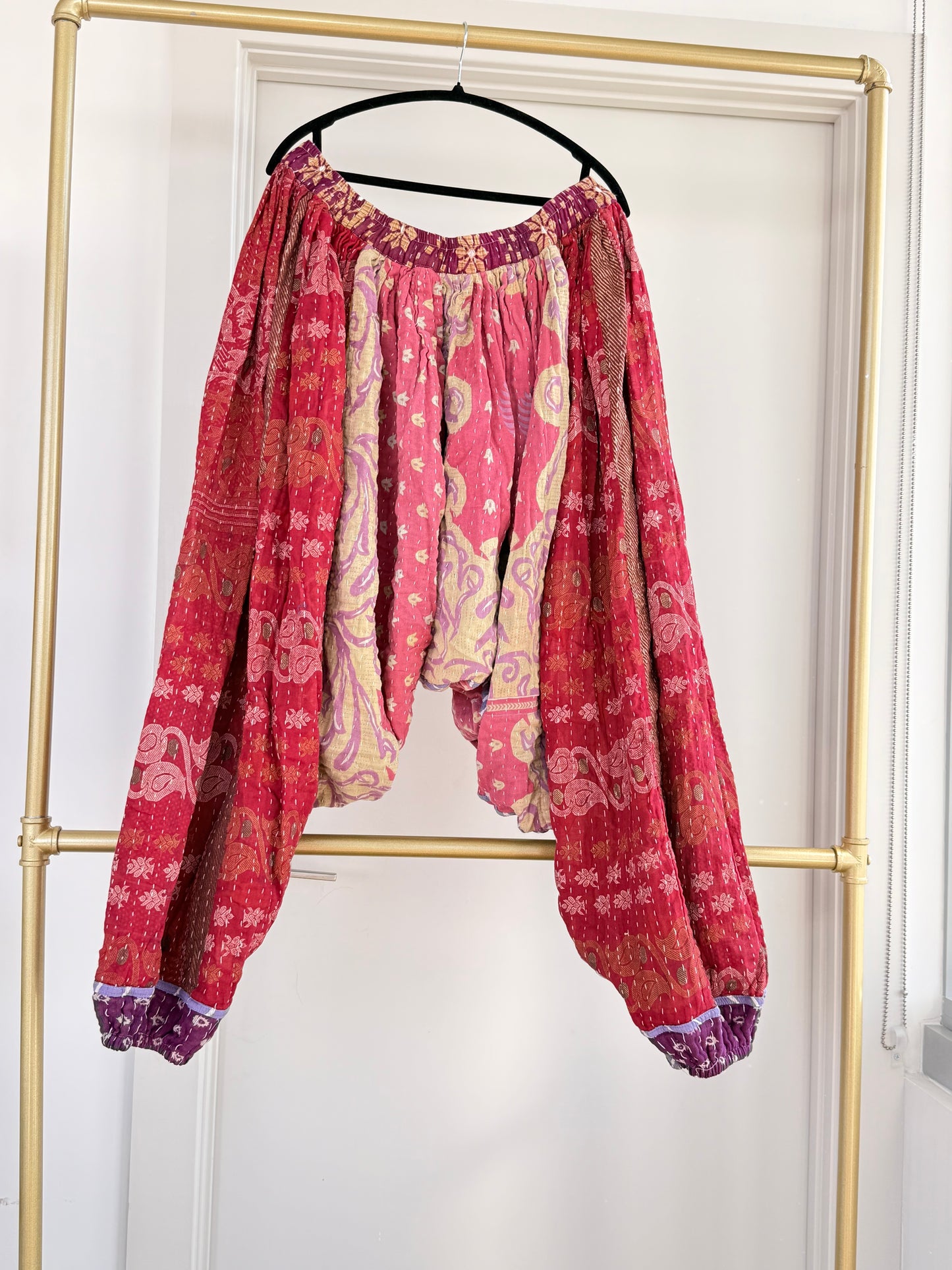 ** Reversible Kantha Harem Pants