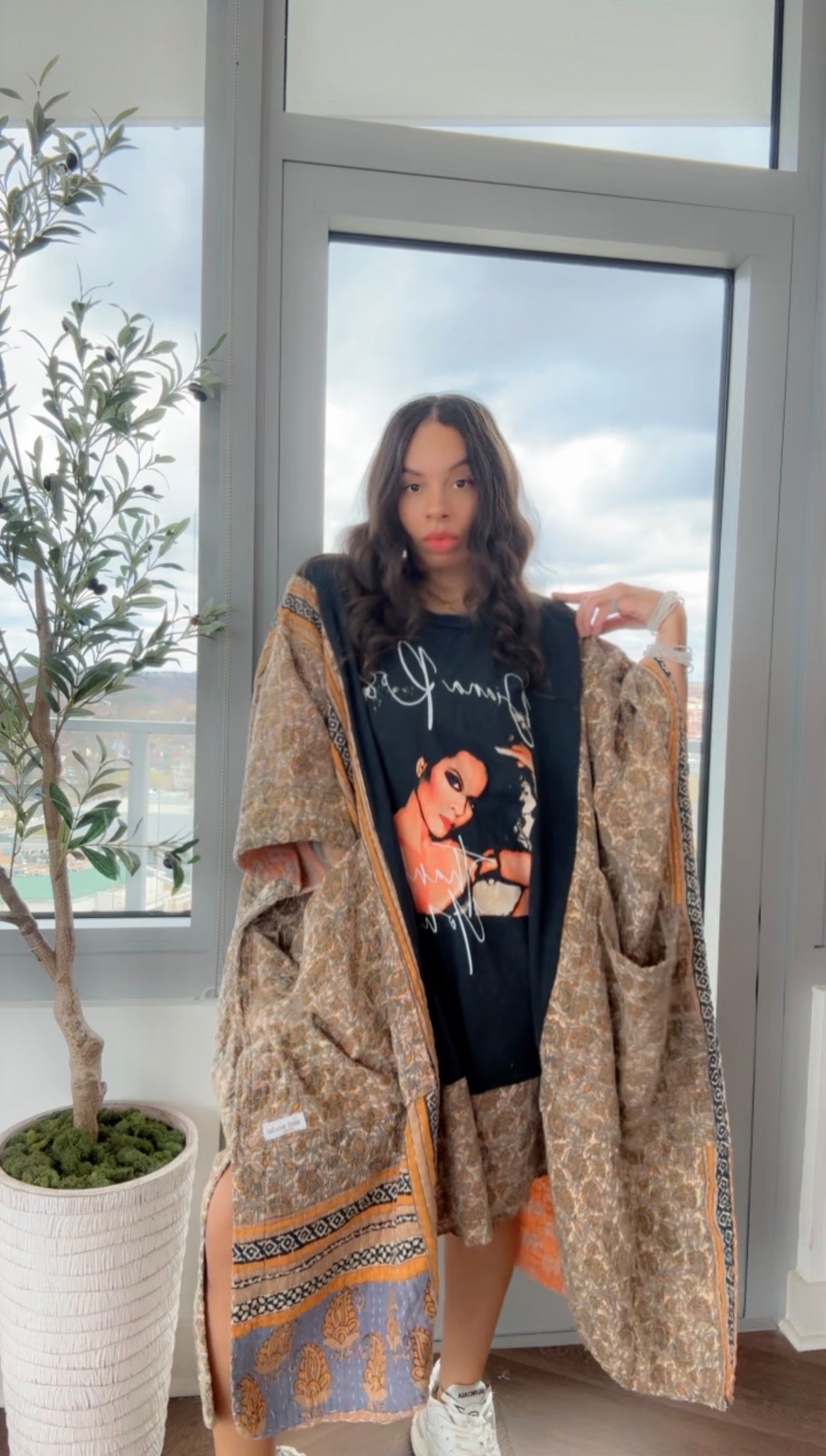 Diana Ross Original Kantha Band Tee Muu (Premium)