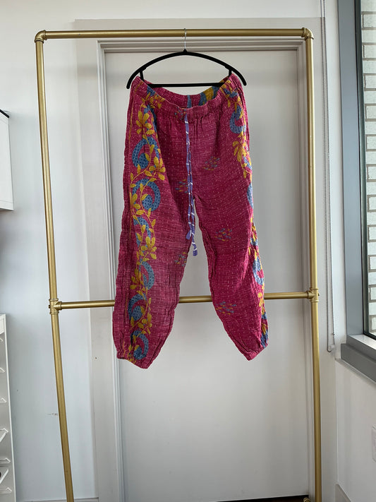 ** Reversible Kantha Jogger Pants (only)
