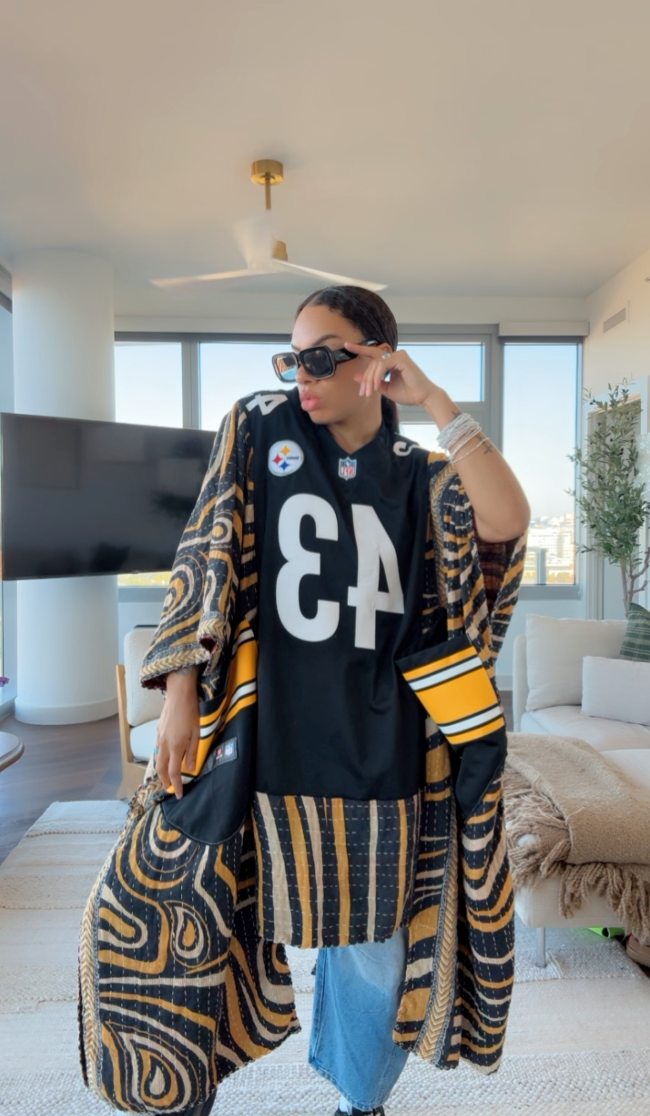 *Custom Kantha Steelers Jersey Muu