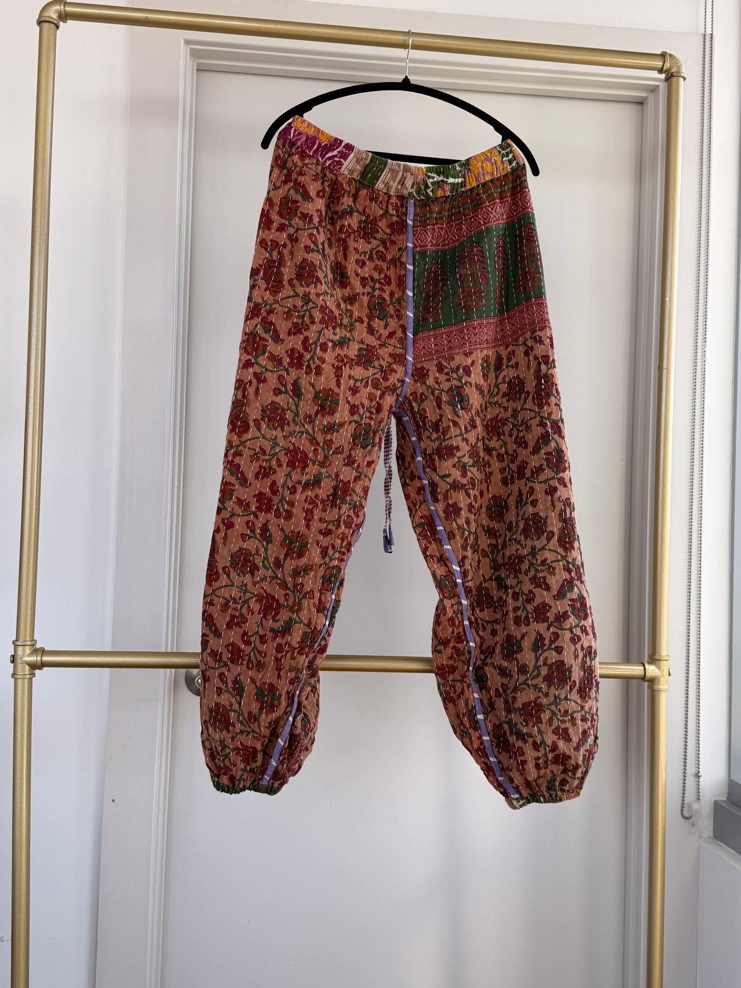 ** Reversible Kantha Jogger Pants (only)
