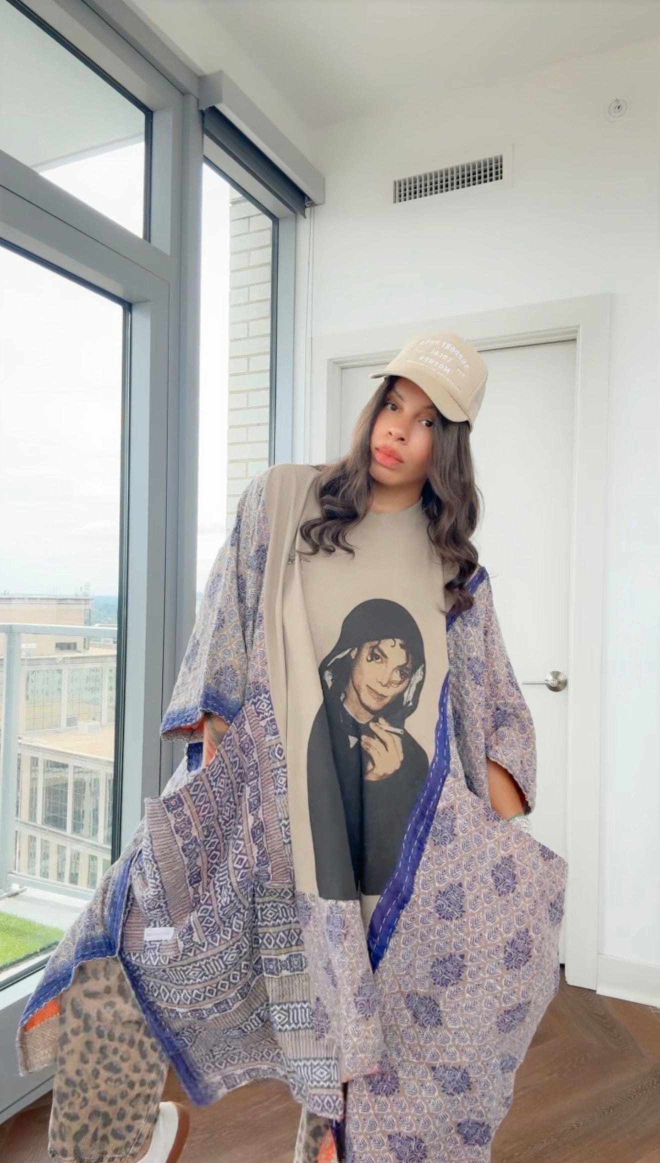 * 7/24 Drop Michael Jackson Original Kantha Band Tee Muu (Premium)