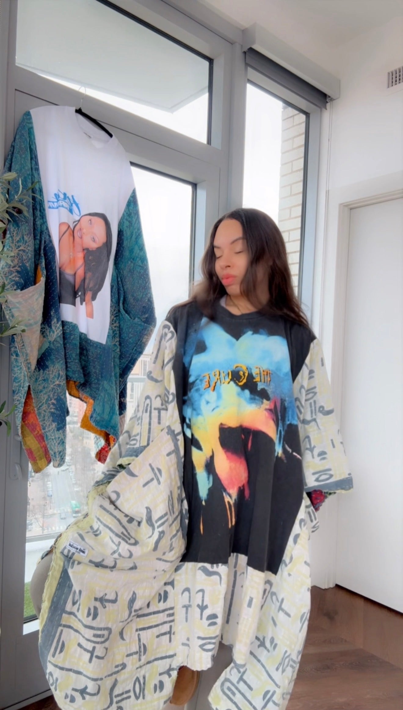 ** The Cure Original Kantha Band Tee Muu