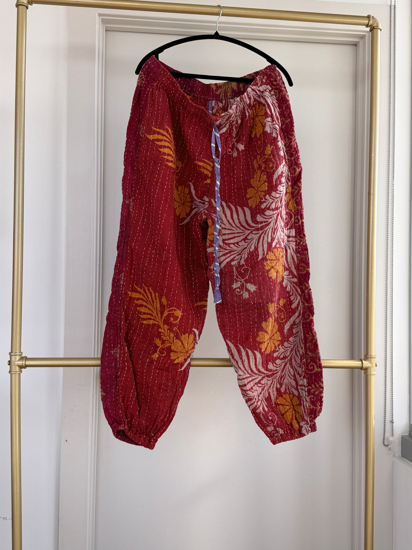 ** Reversible Kantha Jogger Pant (only)