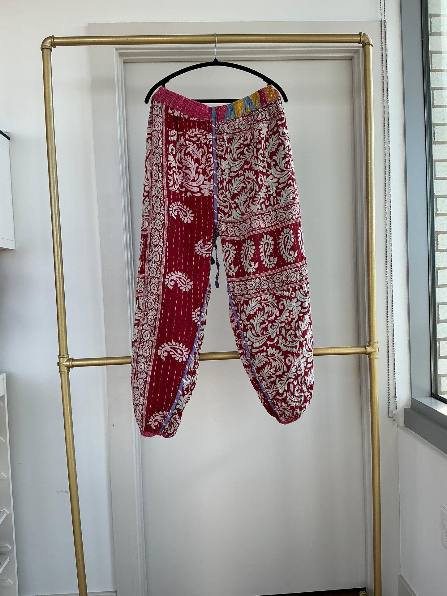 ** Reversible Kantha Jogger Pants (only)