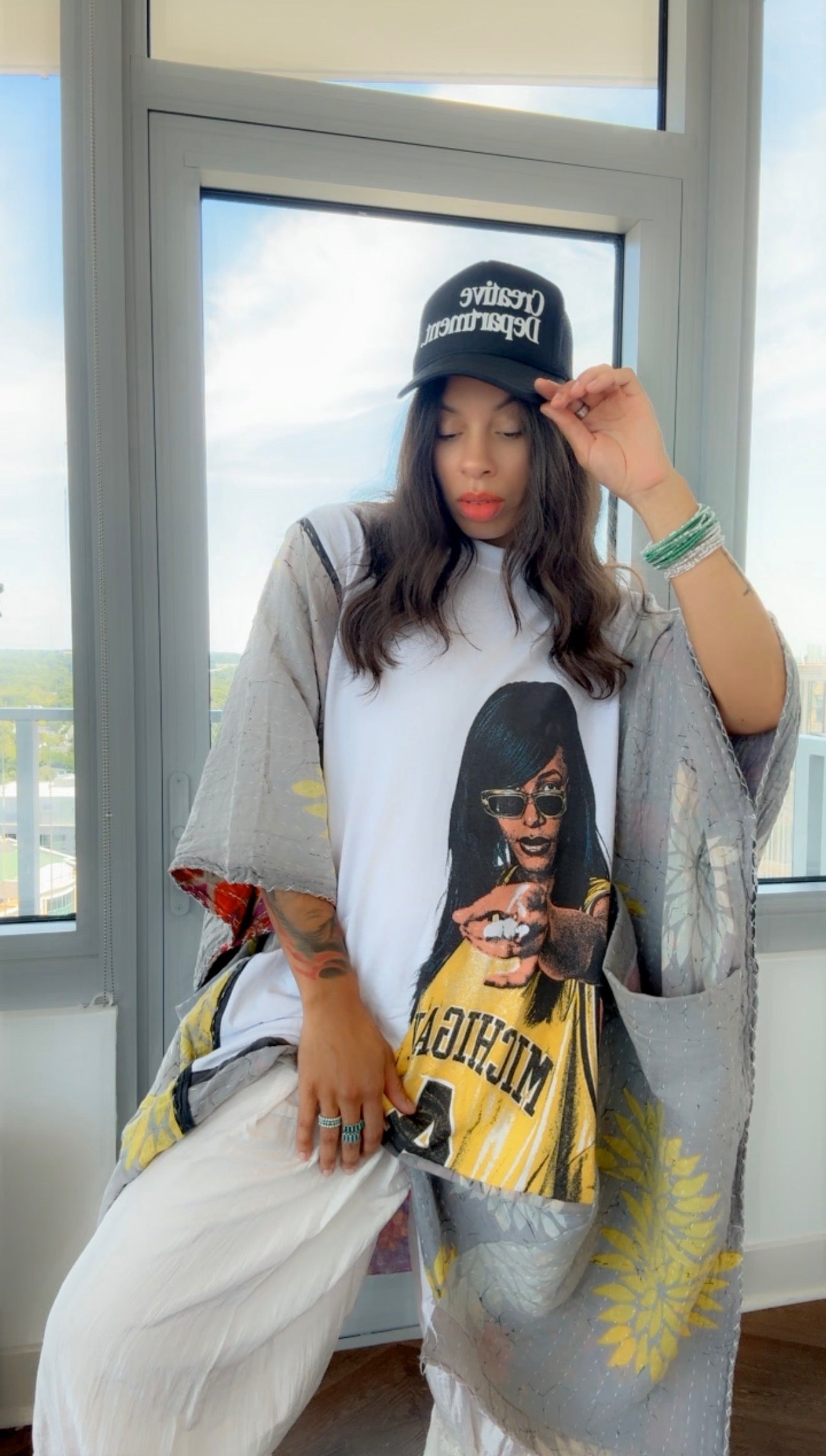 * 8/28 Drop Aaliyah Original Kantha Band Tee Muu (Top Tier Premium) Collectors Vault