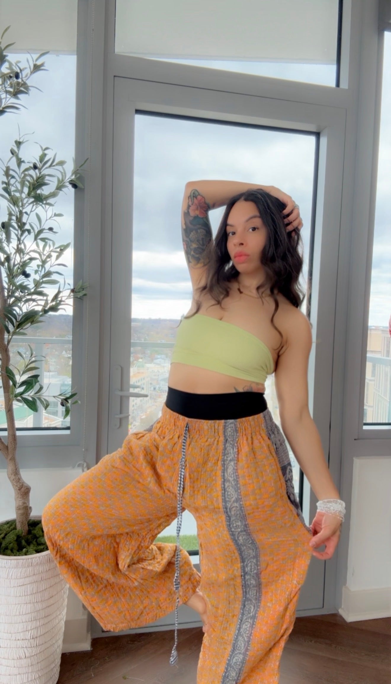 ** Reversible Kantha Lounge Pants (only)