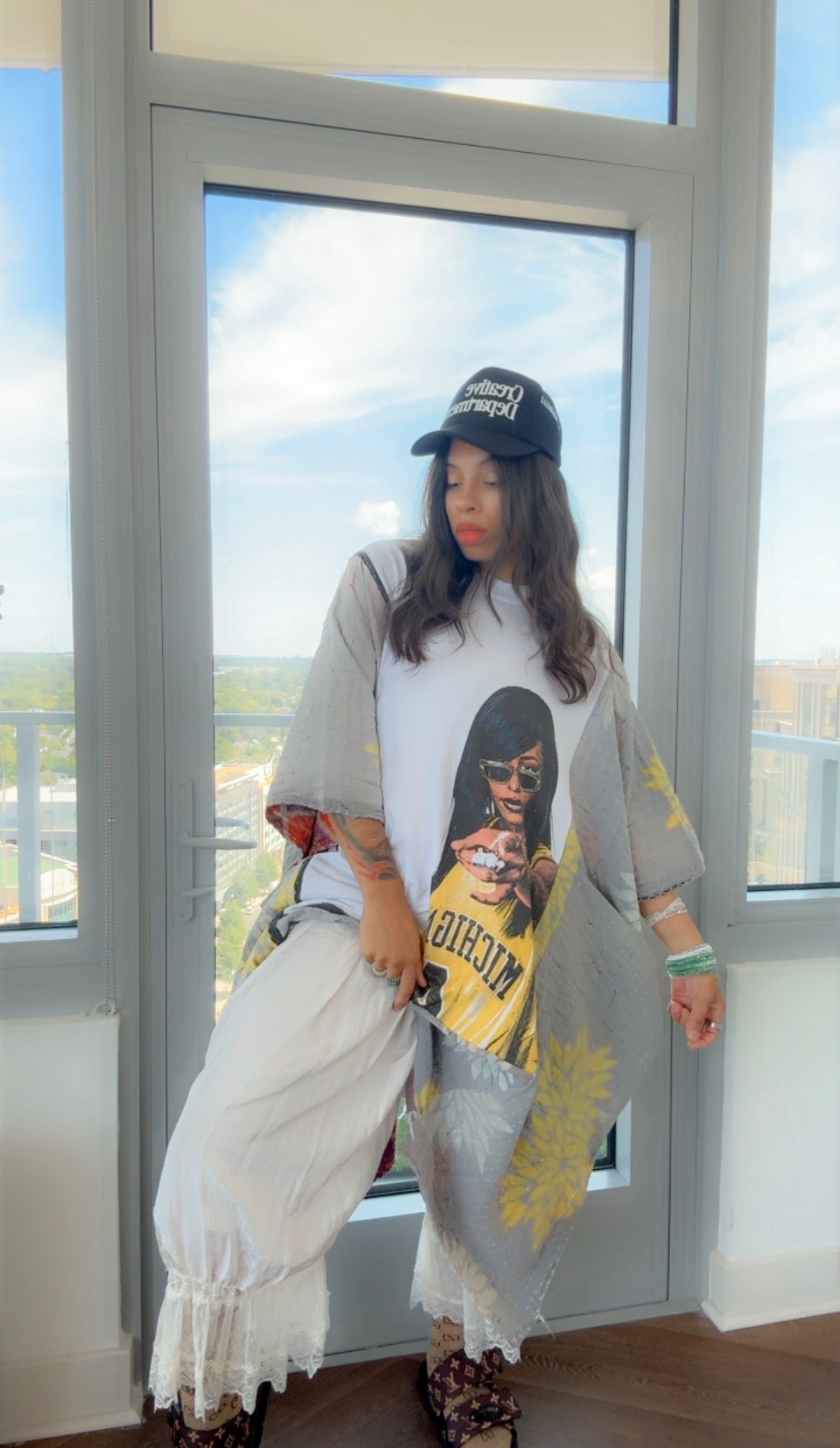 * 8/28 Drop Aaliyah Original Kantha Band Tee Muu (Top Tier Premium) Collectors Vault