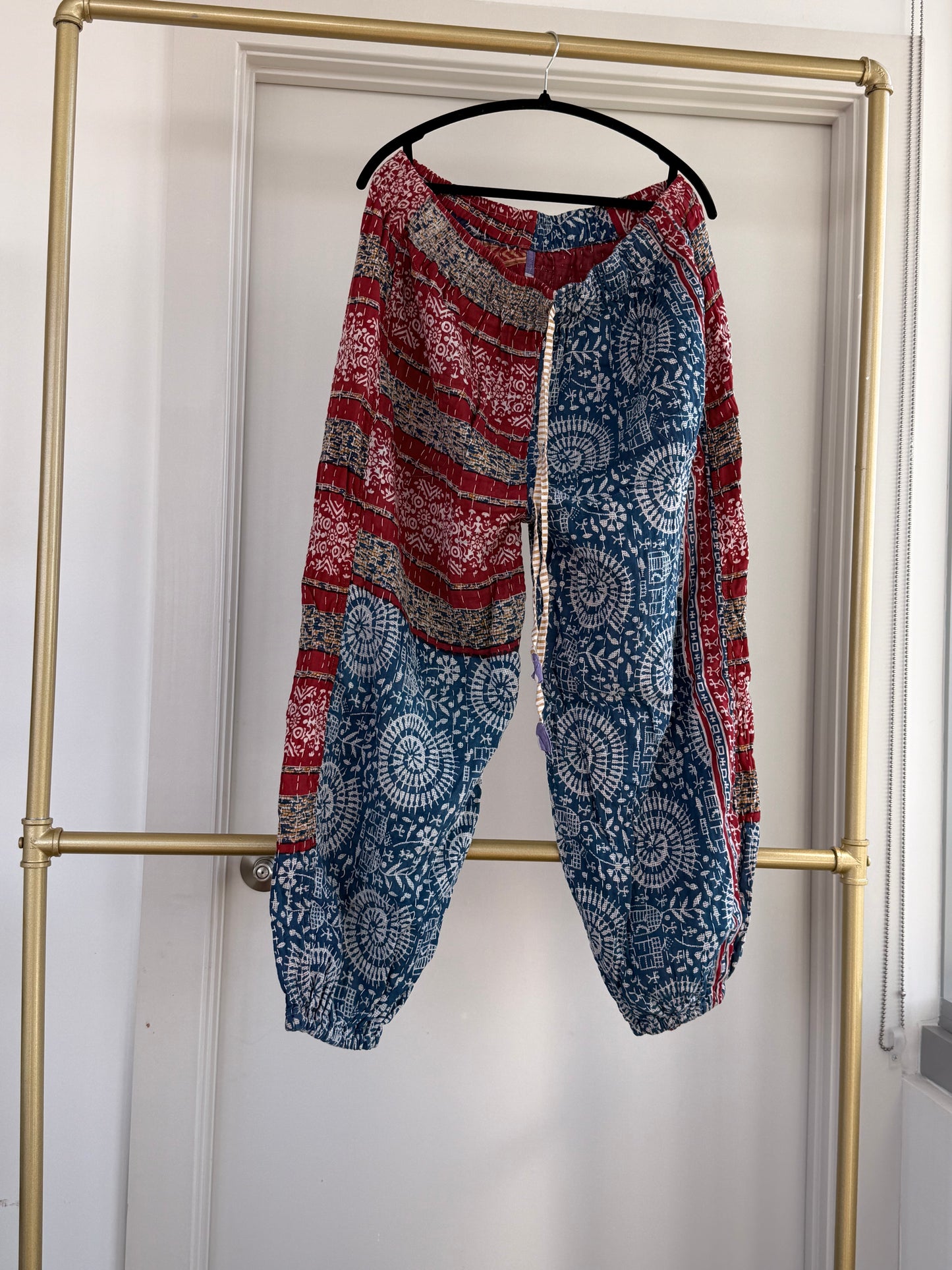 ** Reversible Kantha Jogger Pants (only)