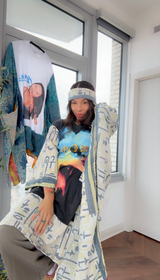 ** The Cure Original Kantha Band Tee Muu