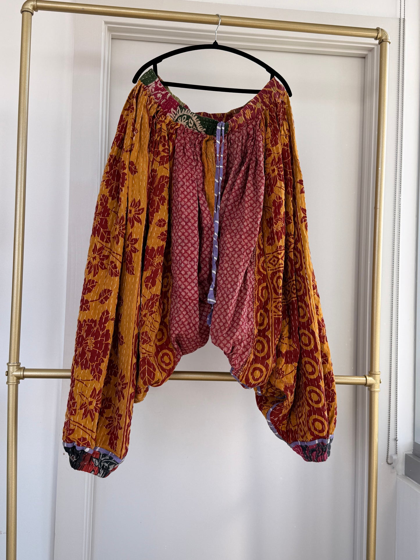 ** Reversible Kantha Harem Pants (only)