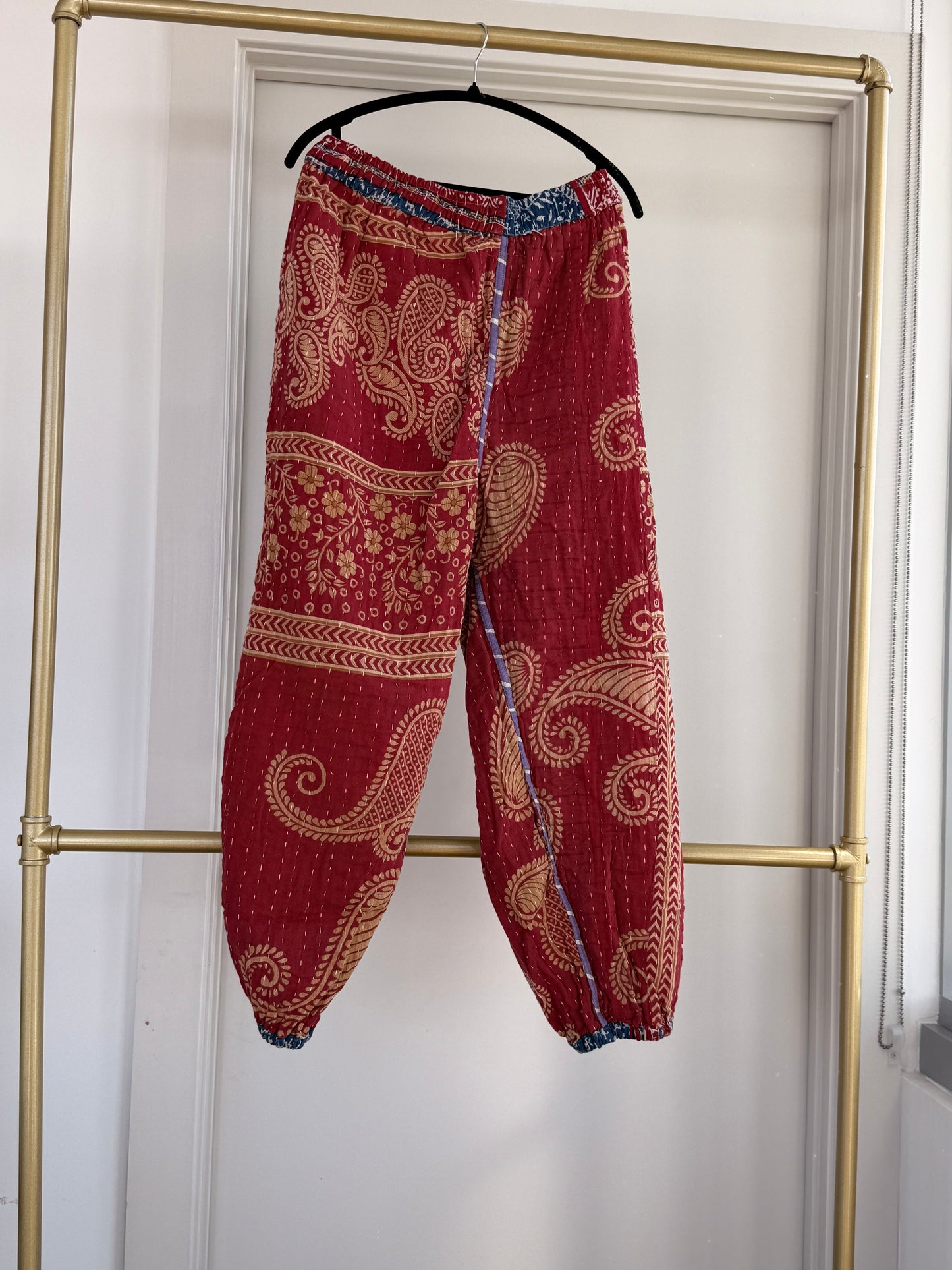 ** Reversible Kantha Jogger Pants (only)