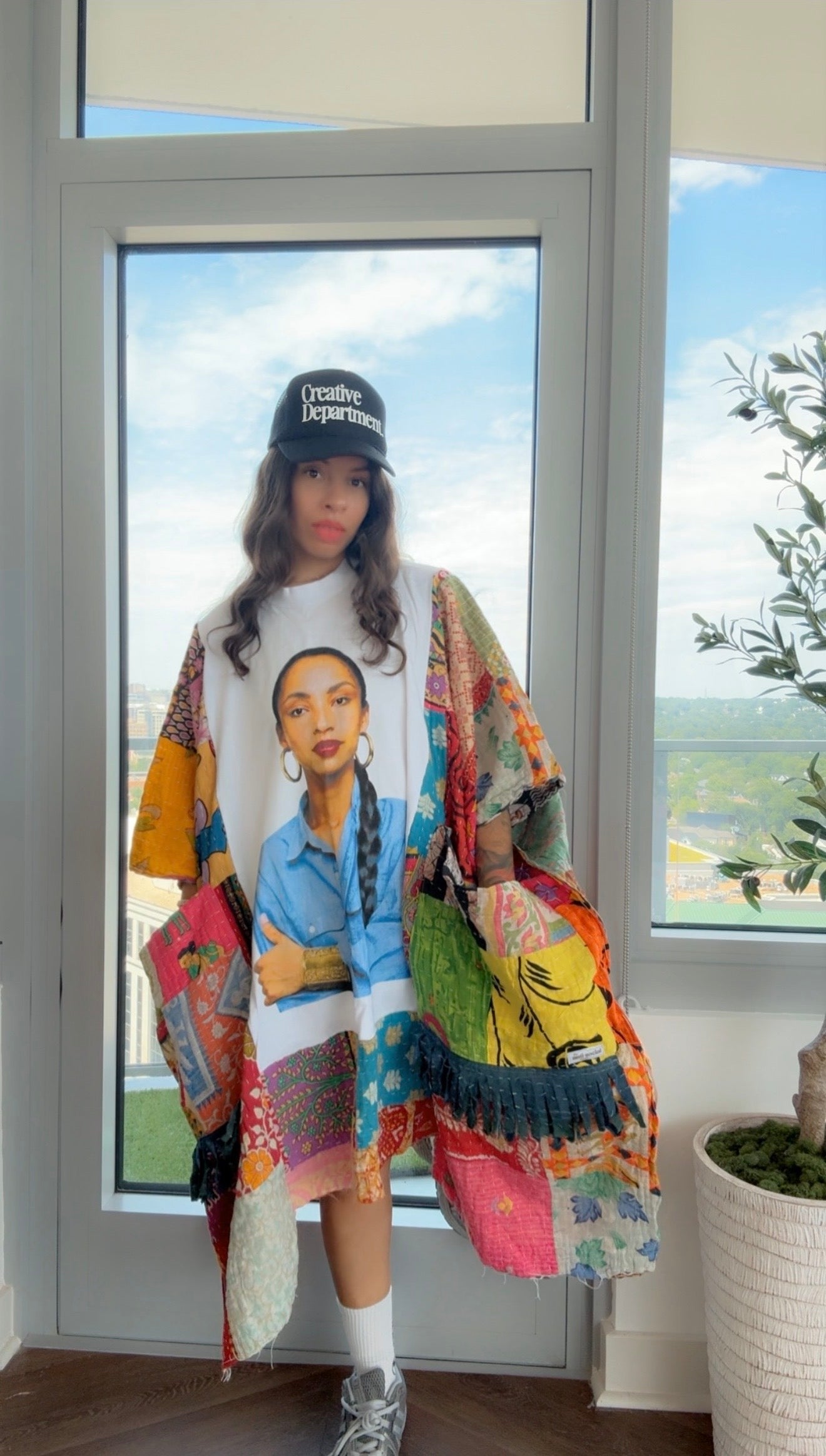 * A RARE Sade Patchwork (Raw Hem + Fringe) Original Kantha Band Tee Muu (Top Tier Premium) Collectors Vault
