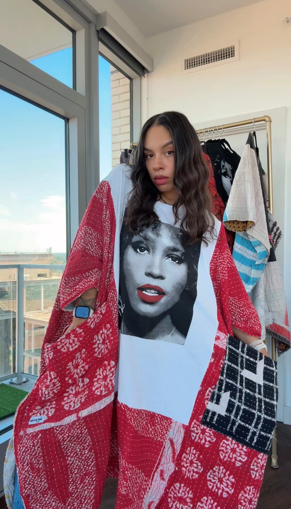 * 10/16 Drop Whitney Houston Original Kantha Band Tee Kaftan (Top Tier Premium) Collectors Vault